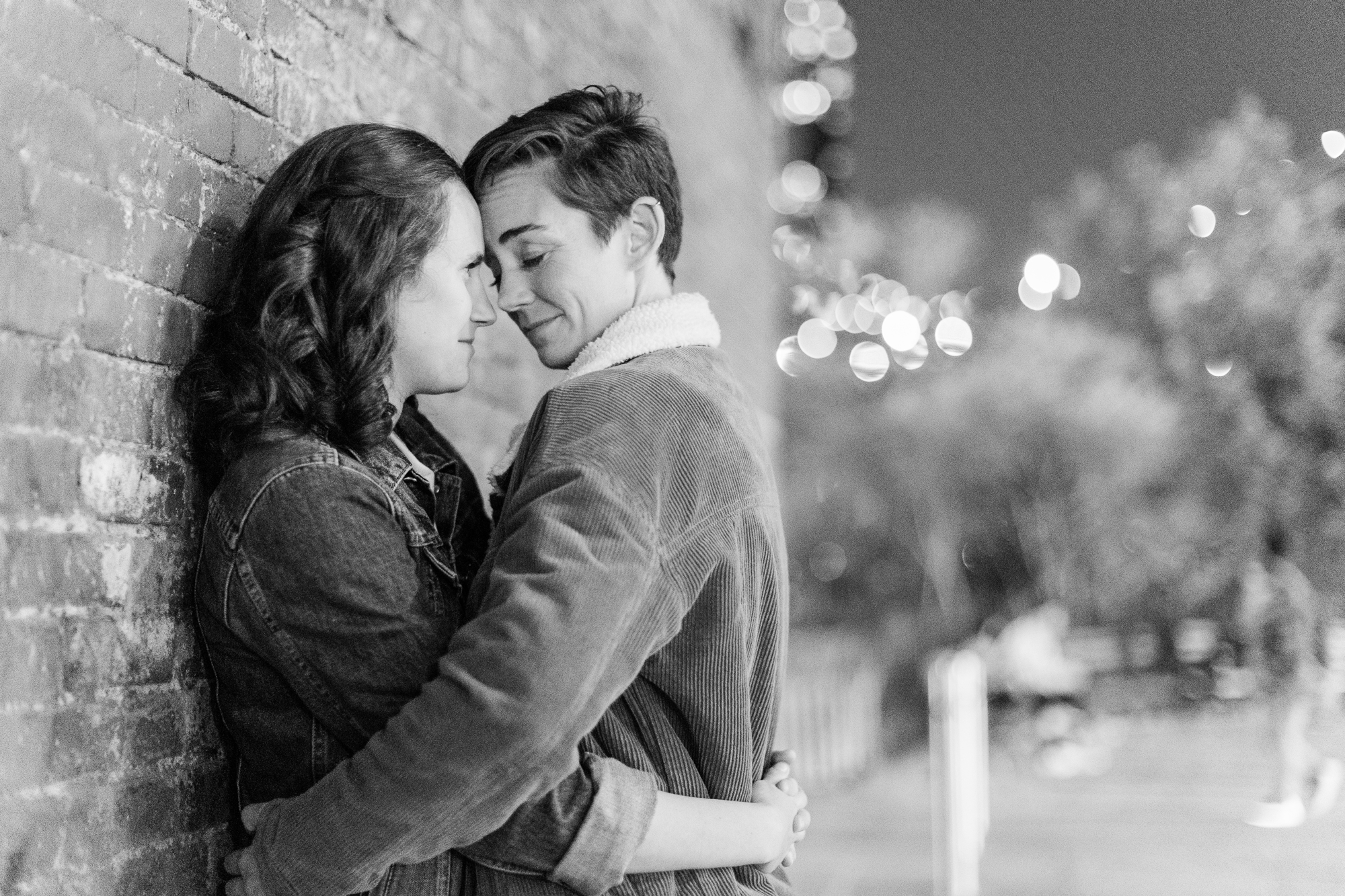 Joyful DUMBO Engagement Photo Shoot in NYC
