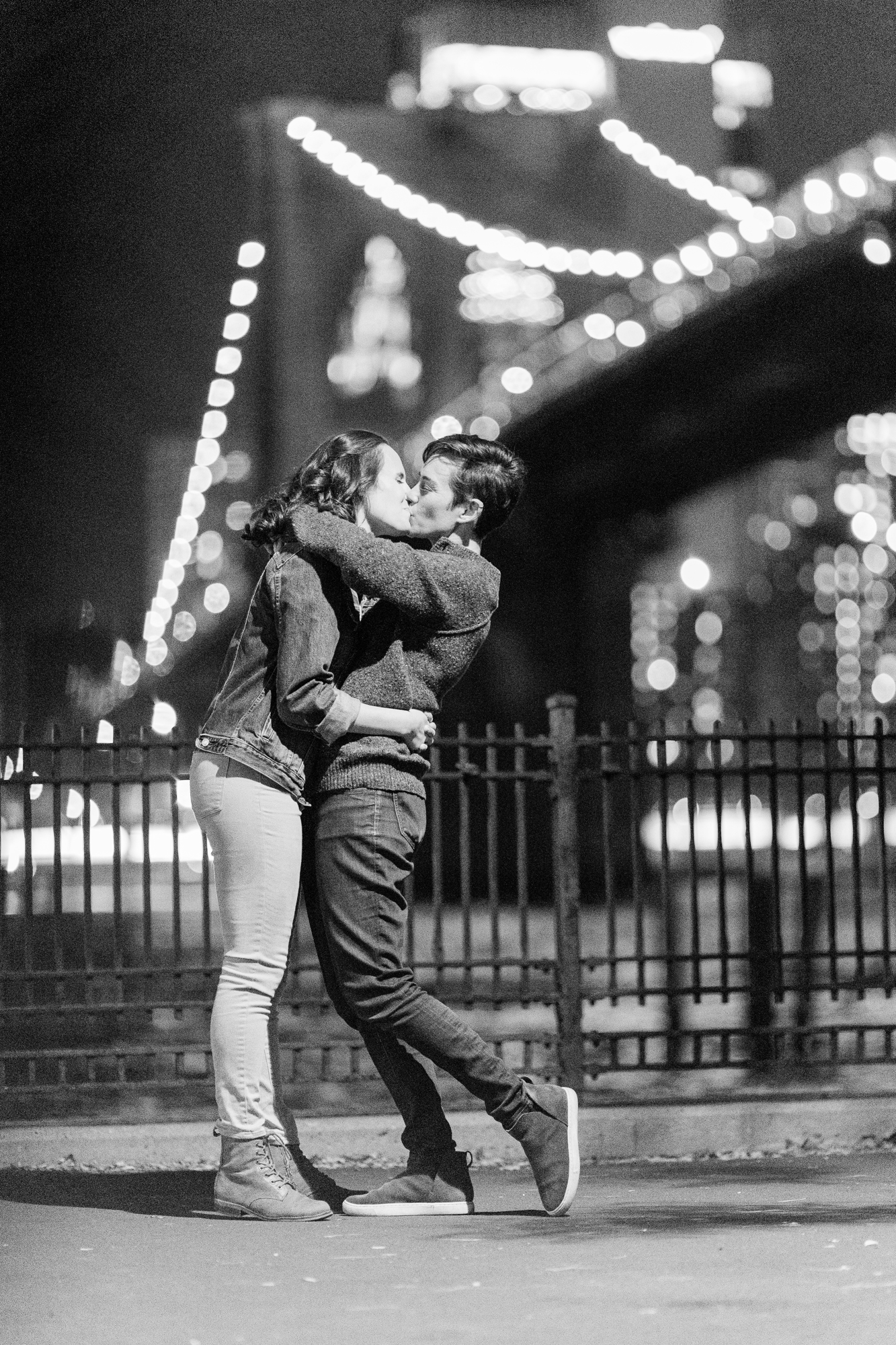 Gorgeous DUMBO Engagement Photo Shoot in NYC