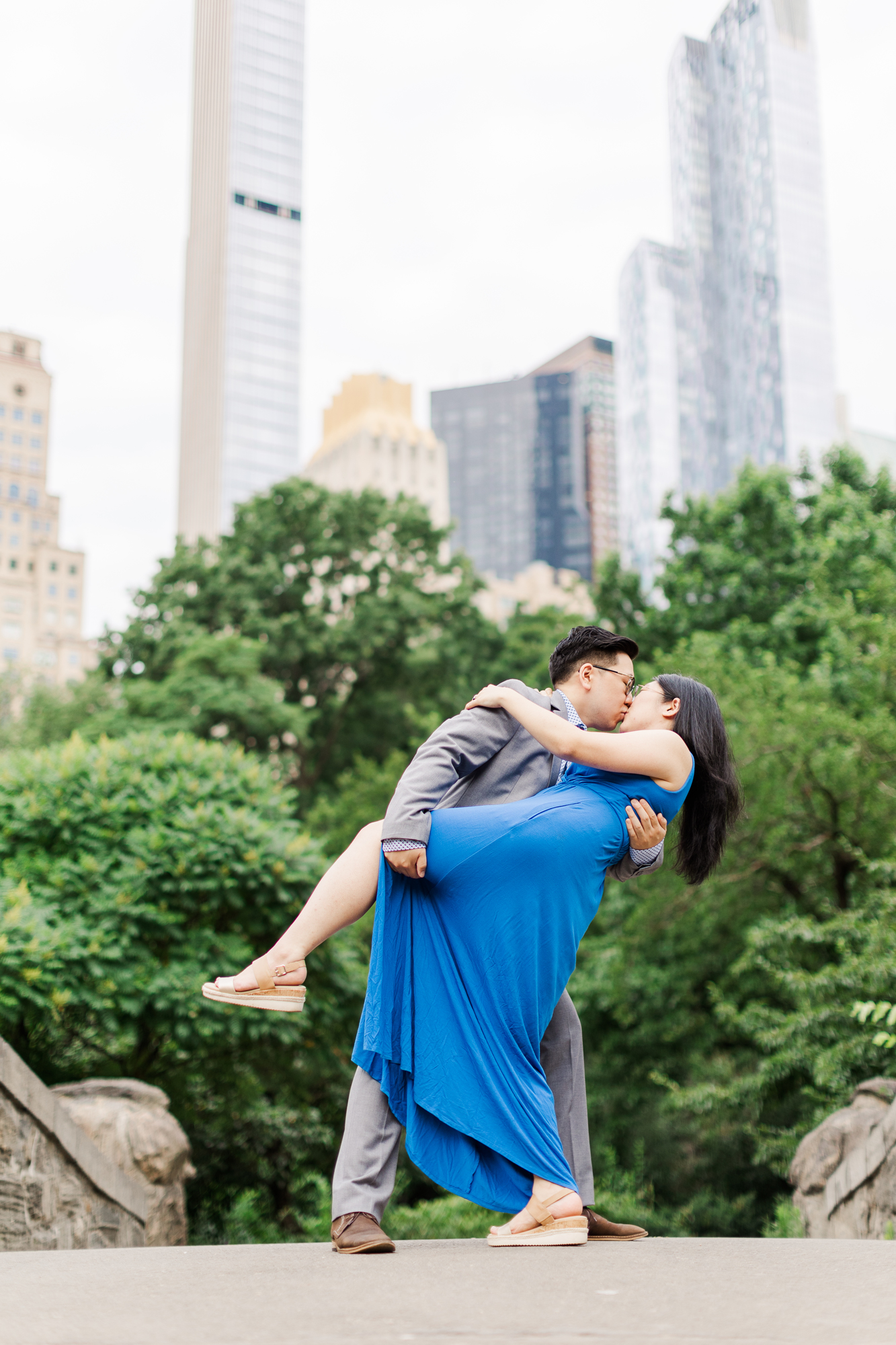 Joyous Central Park Engagement Pictures