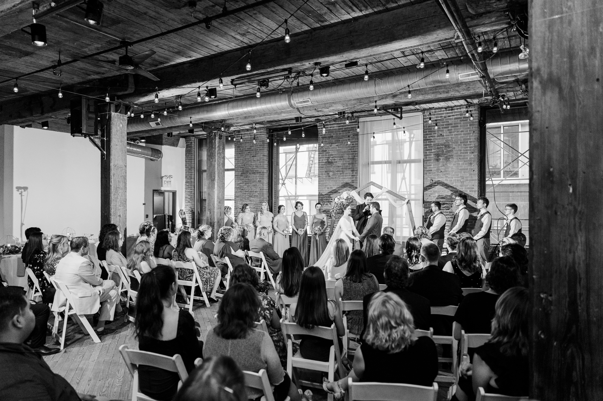 Candid Wedding at DUMBO Loft, Brooklyn