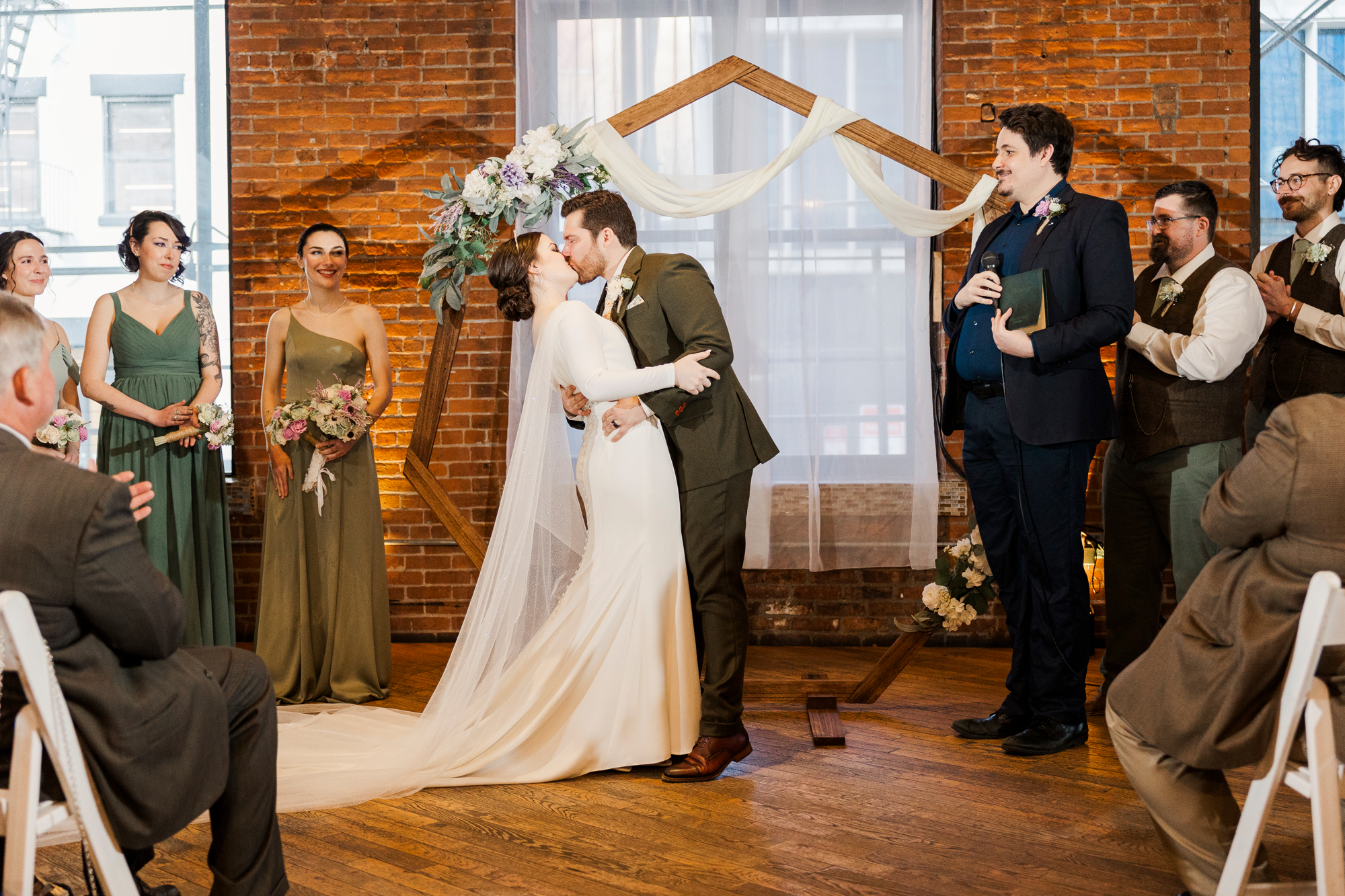 Stunning Wedding at DUMBO Loft, Brooklyn