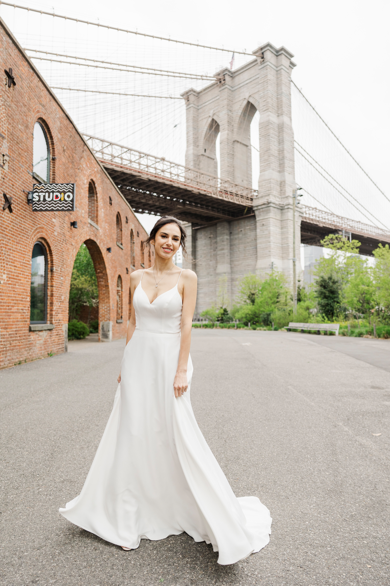 Sentimental Deity Wedding in Brooklyn Bridge Park