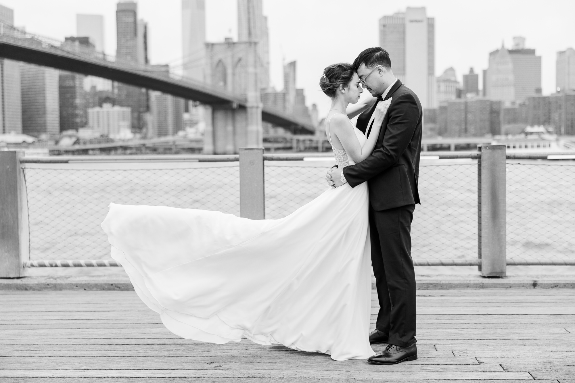 Sensational Deity Wedding in Brooklyn Bridge Park
