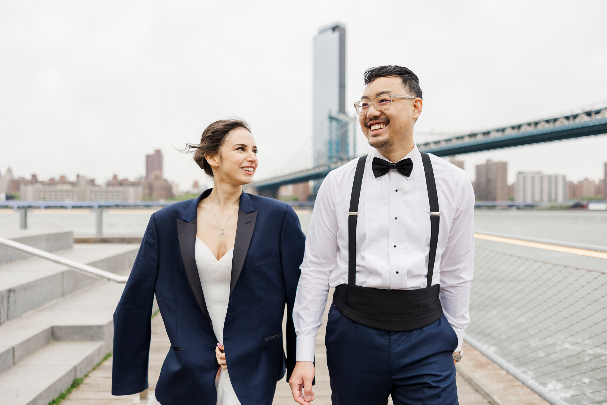Joyful Deity Wedding in Brooklyn Bridge Park
