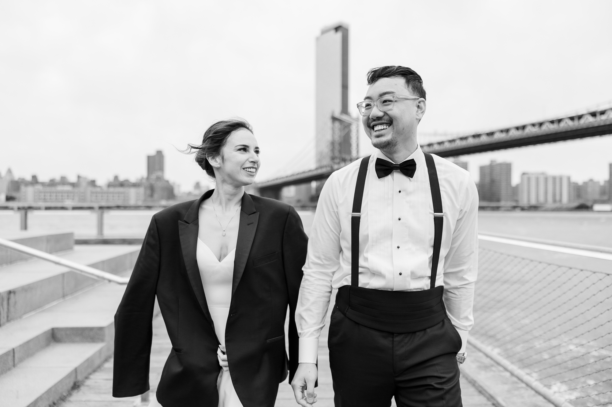 Charming Deity Wedding in Brooklyn Bridge Park