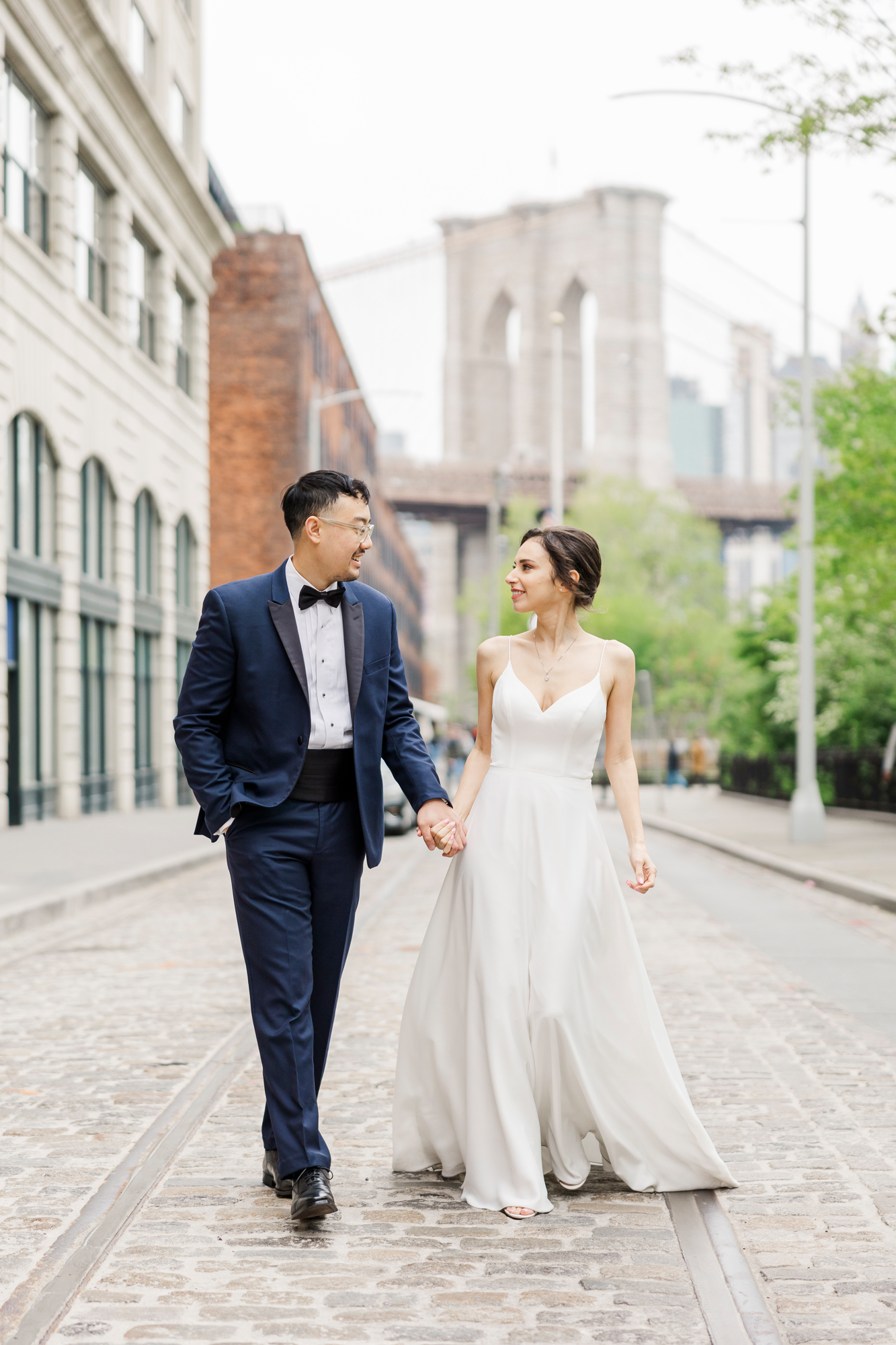Iconic Deity Wedding in Brooklyn Bridge Park