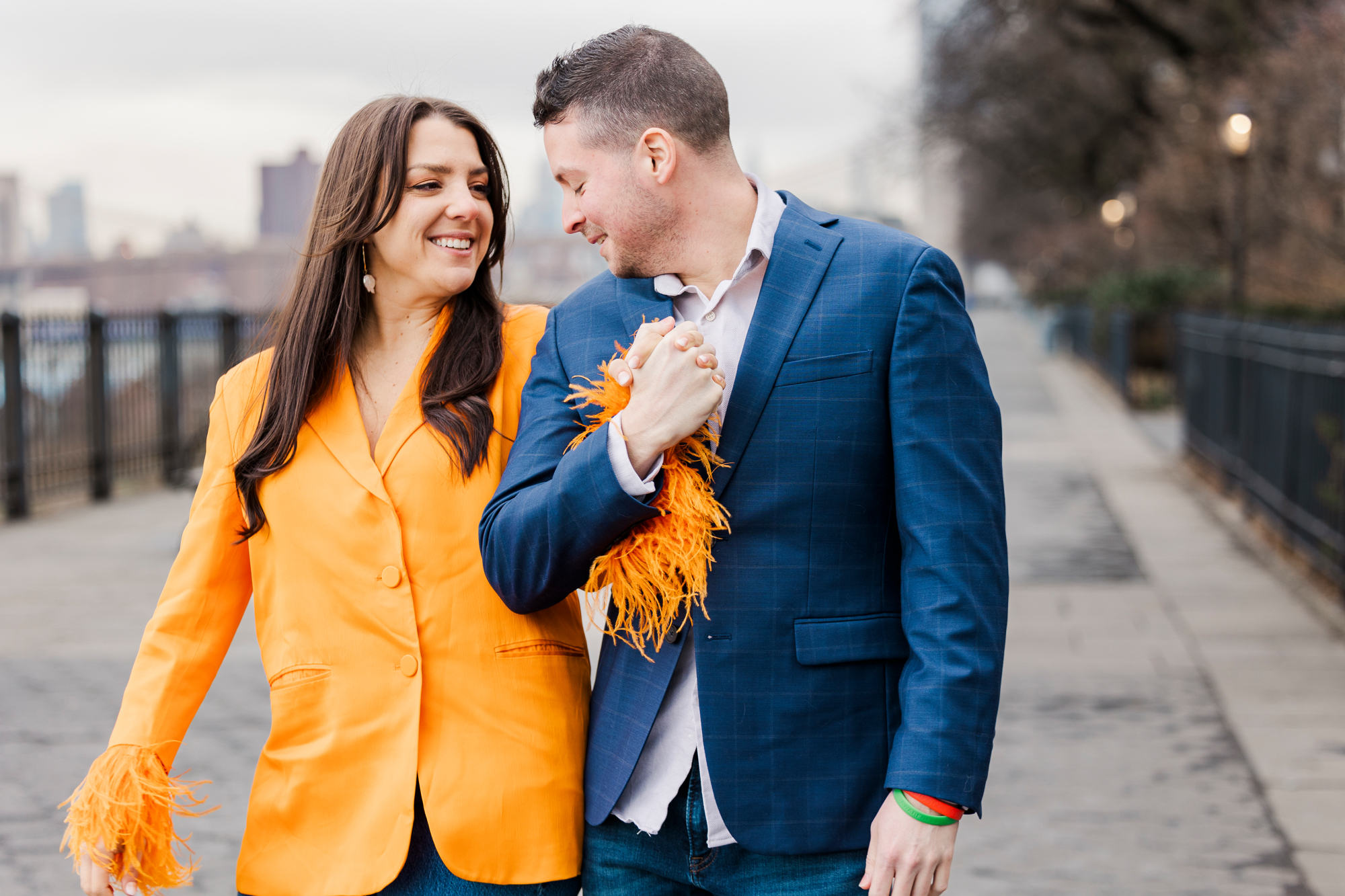 Dazzling Brooklyn Heights Engagement Photos