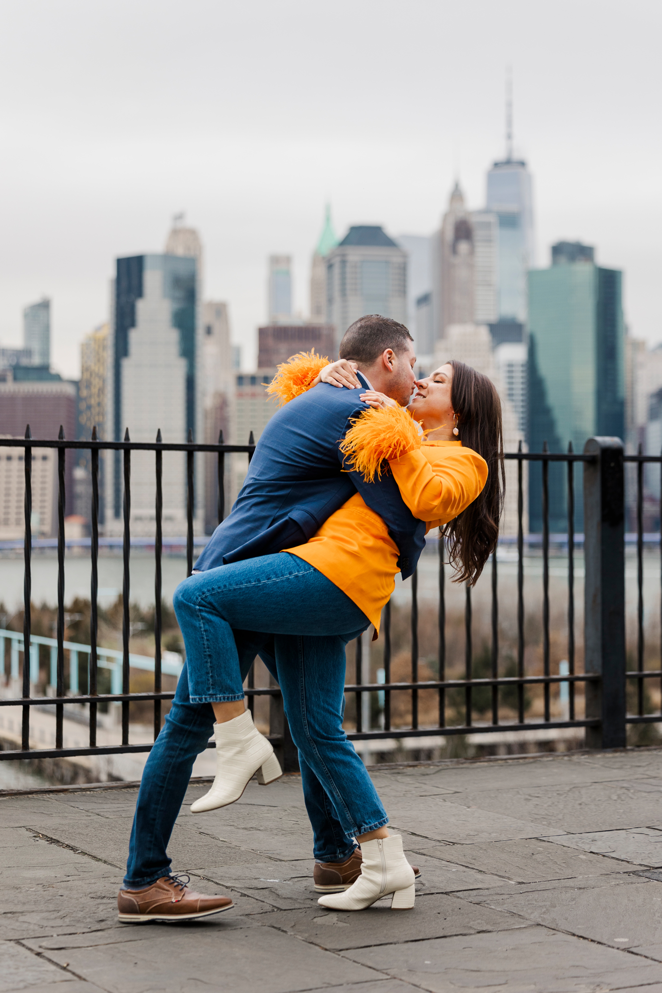 Radiant Brooklyn Heights Engagement Photos