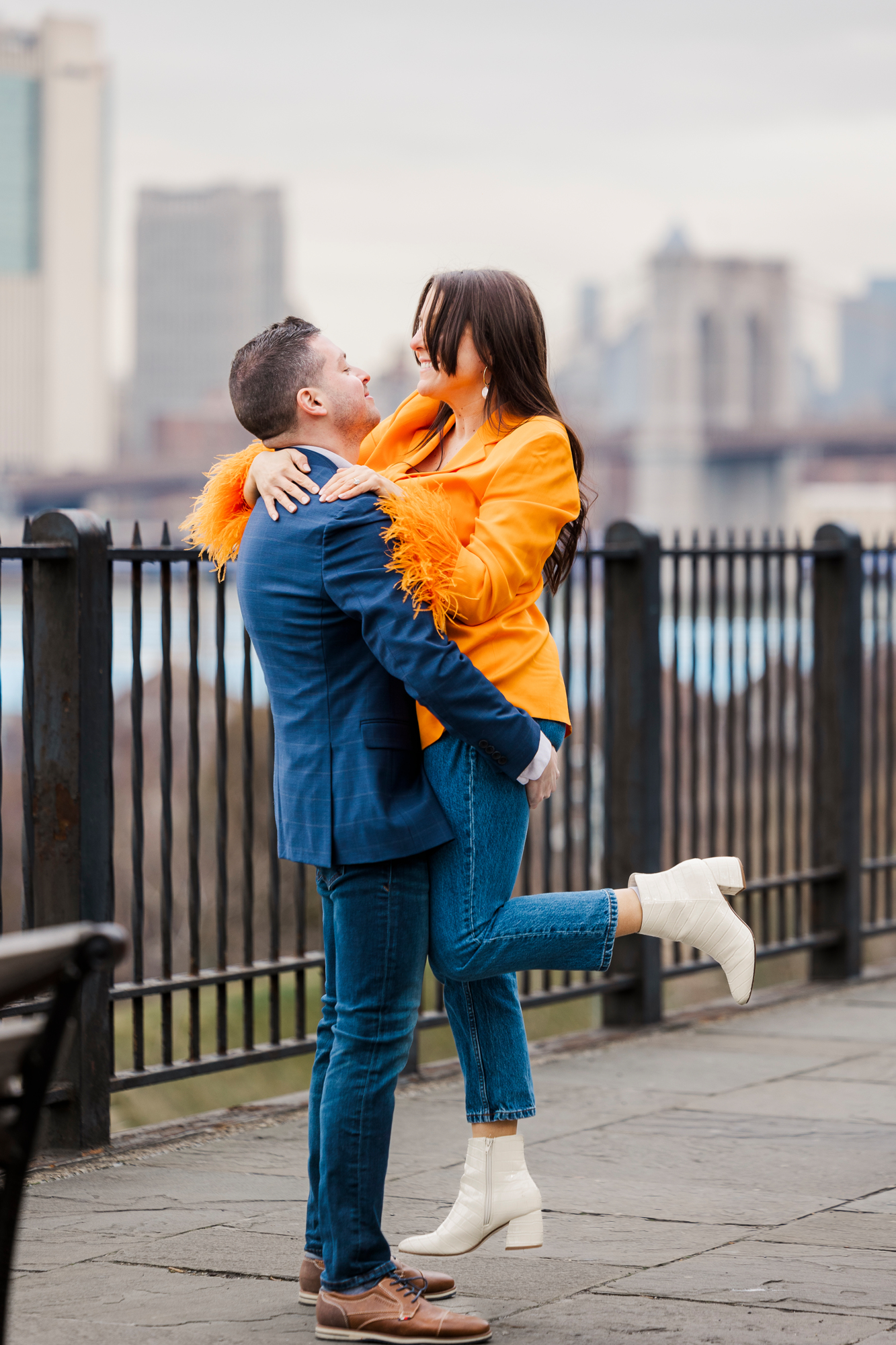 Sensational Brooklyn Heights Engagement Photos