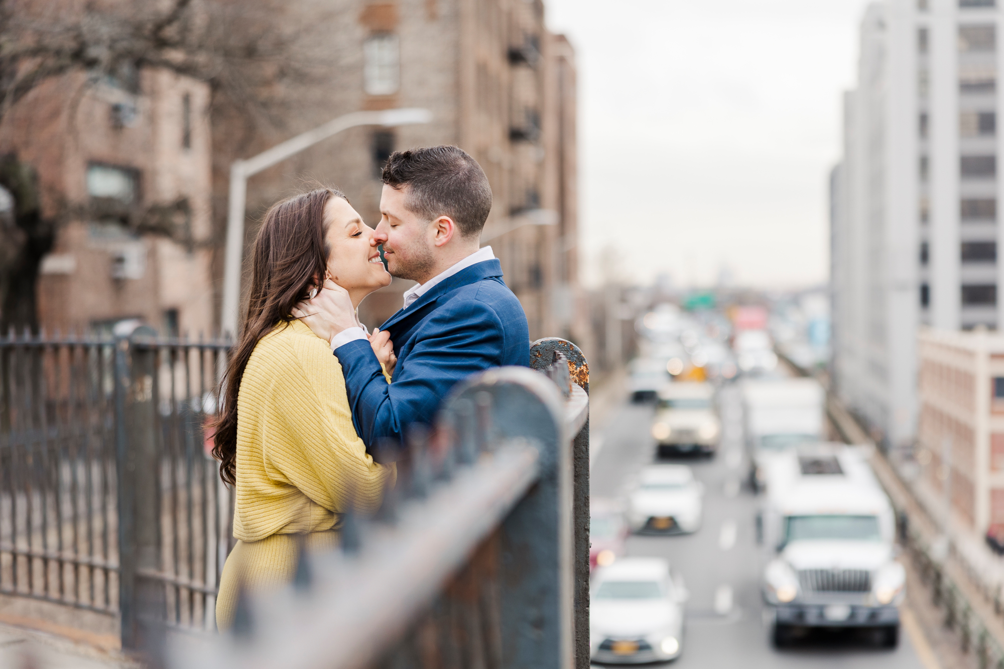 Joyful Brooklyn Heights Engagement Photos