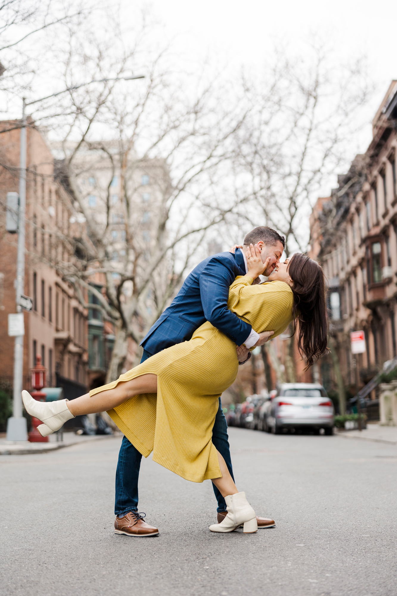 Iconic Brooklyn Heights Engagement Photos