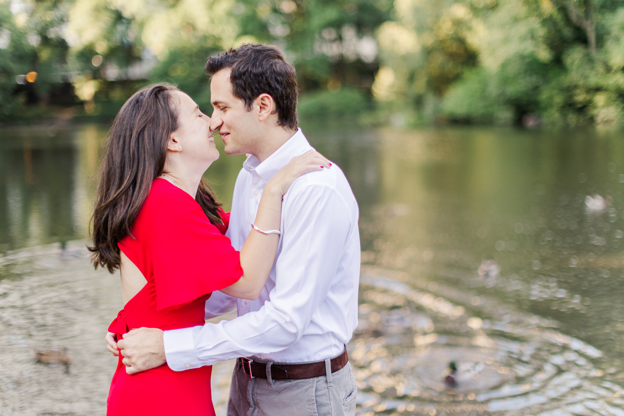 Lovely Central Park Engagement Photos