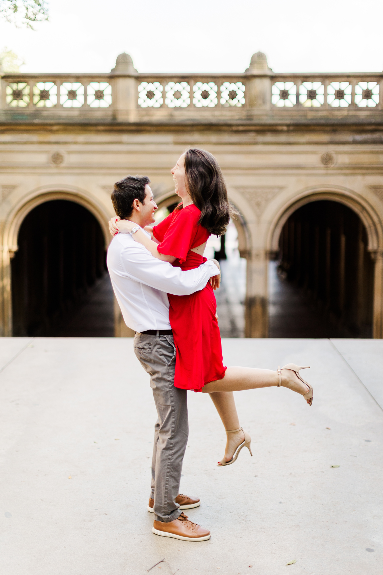 Whimsical Central Park Engagement Photos