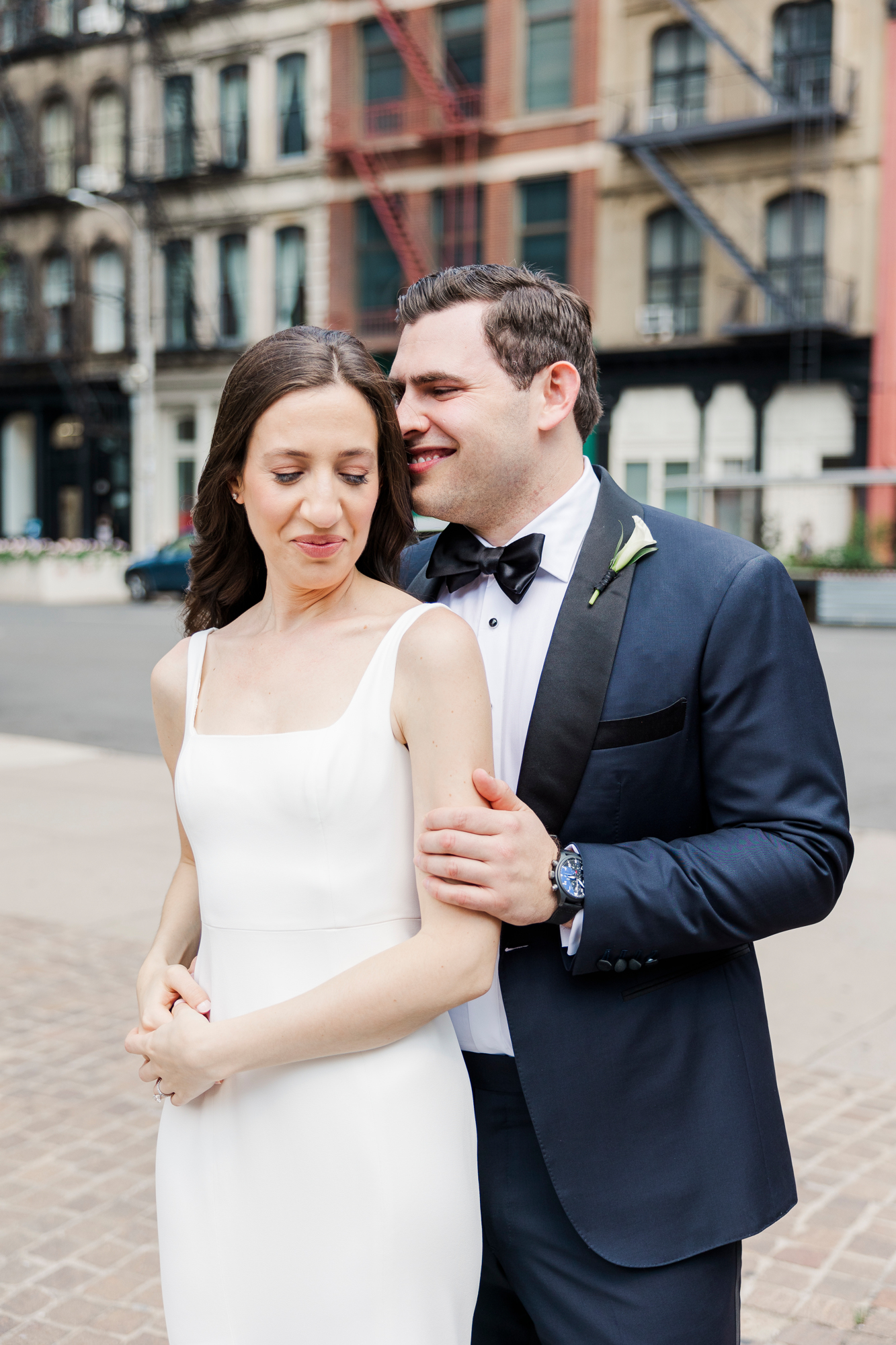 Lively Tribeca Rooftop Wedding Photography, NYC