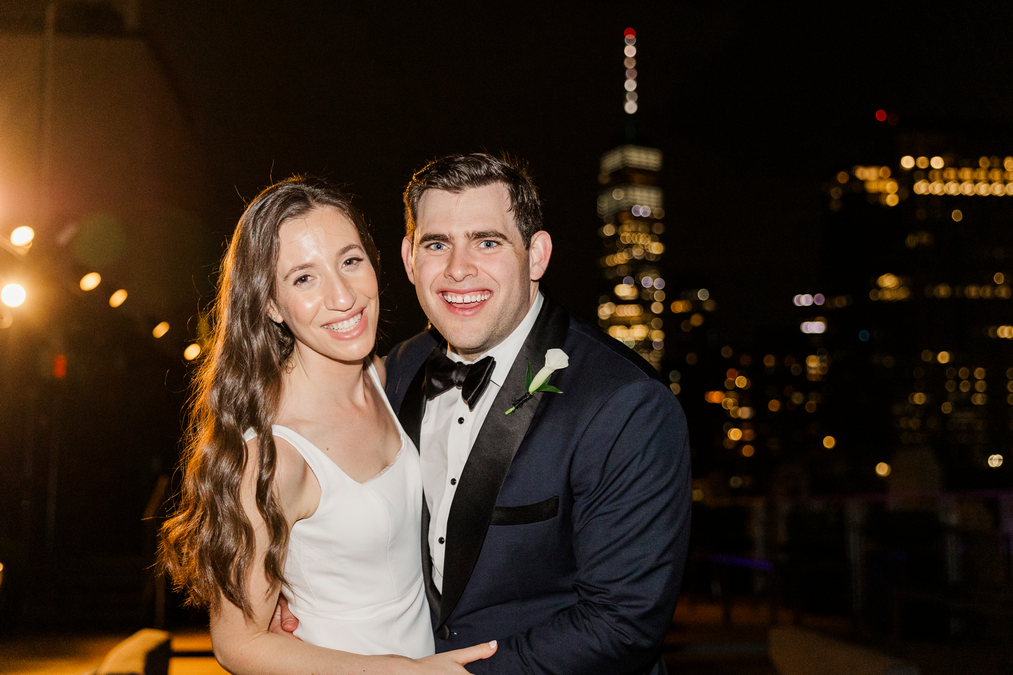 Flawless Tribeca Rooftop Wedding