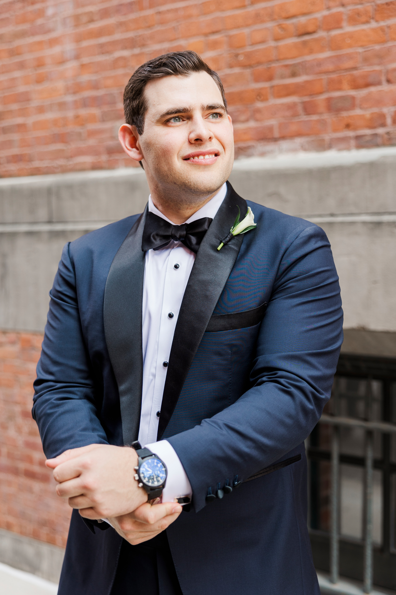 Bright Tribeca Rooftop Wedding Photography, NYC