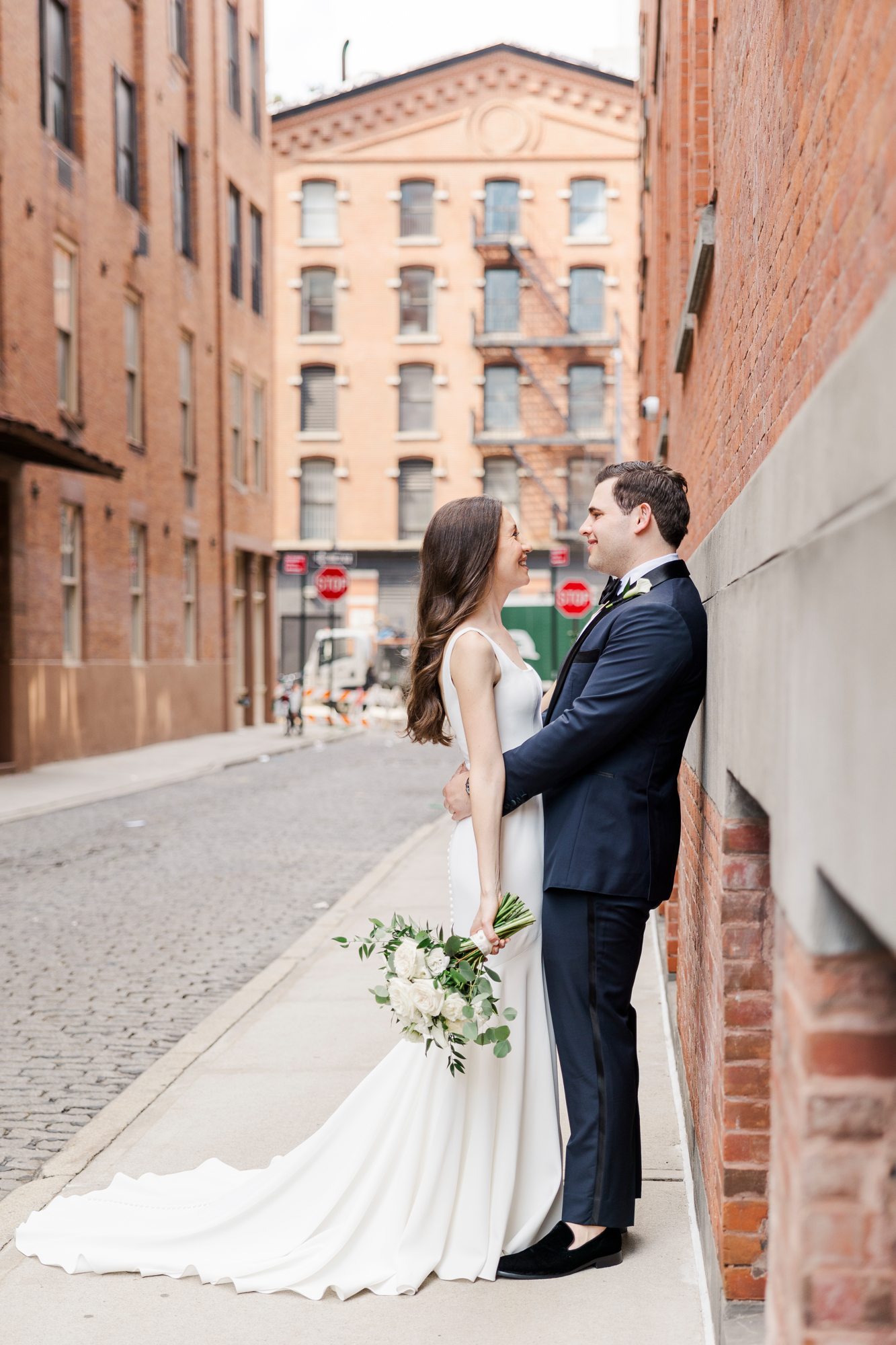 Joyful Tribeca Rooftop Wedding Photography, NYC