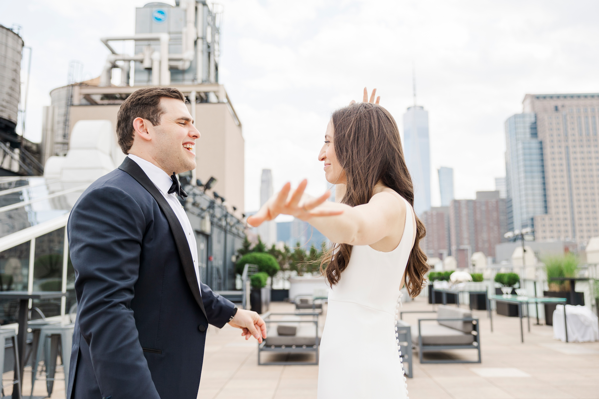 Sentimental Summer Wedding At Tribeca Rooftop