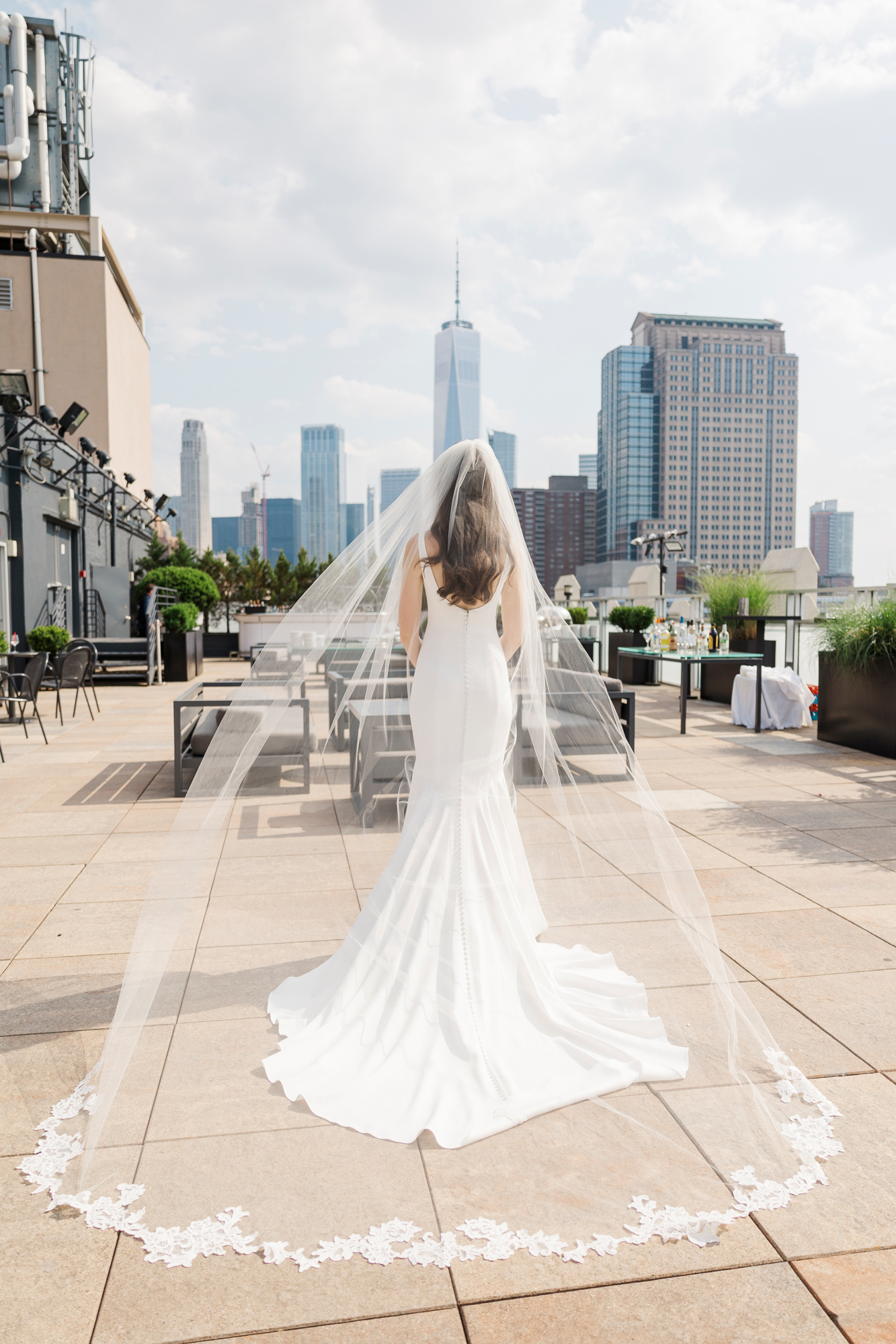 Dazzling Summer Wedding At Tribeca Rooftop