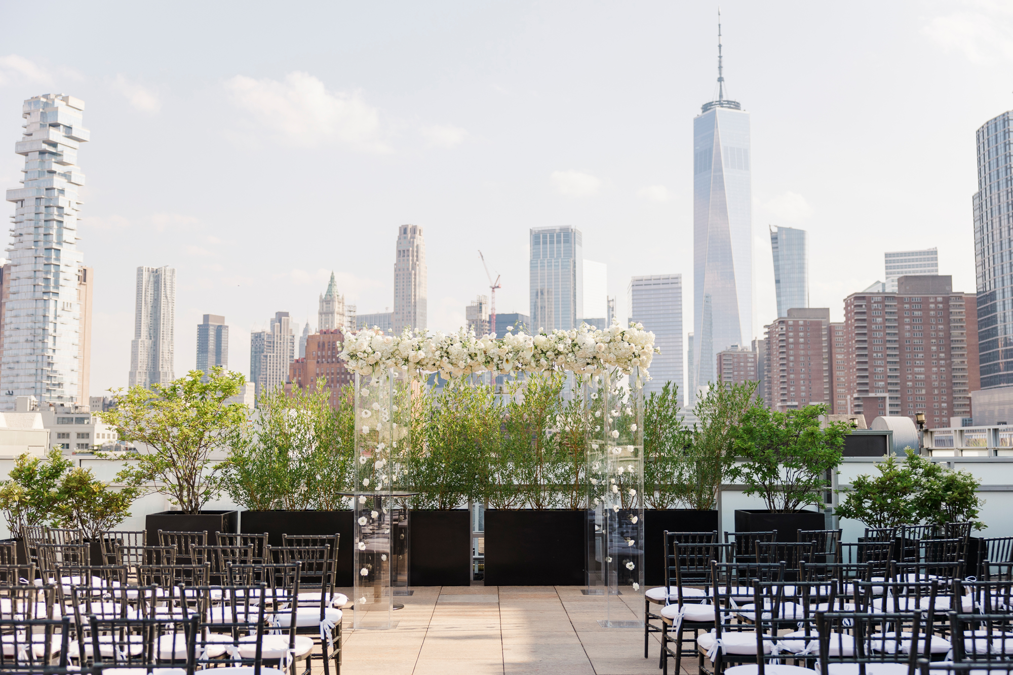 Flawless Summer Wedding At Tribeca Rooftop