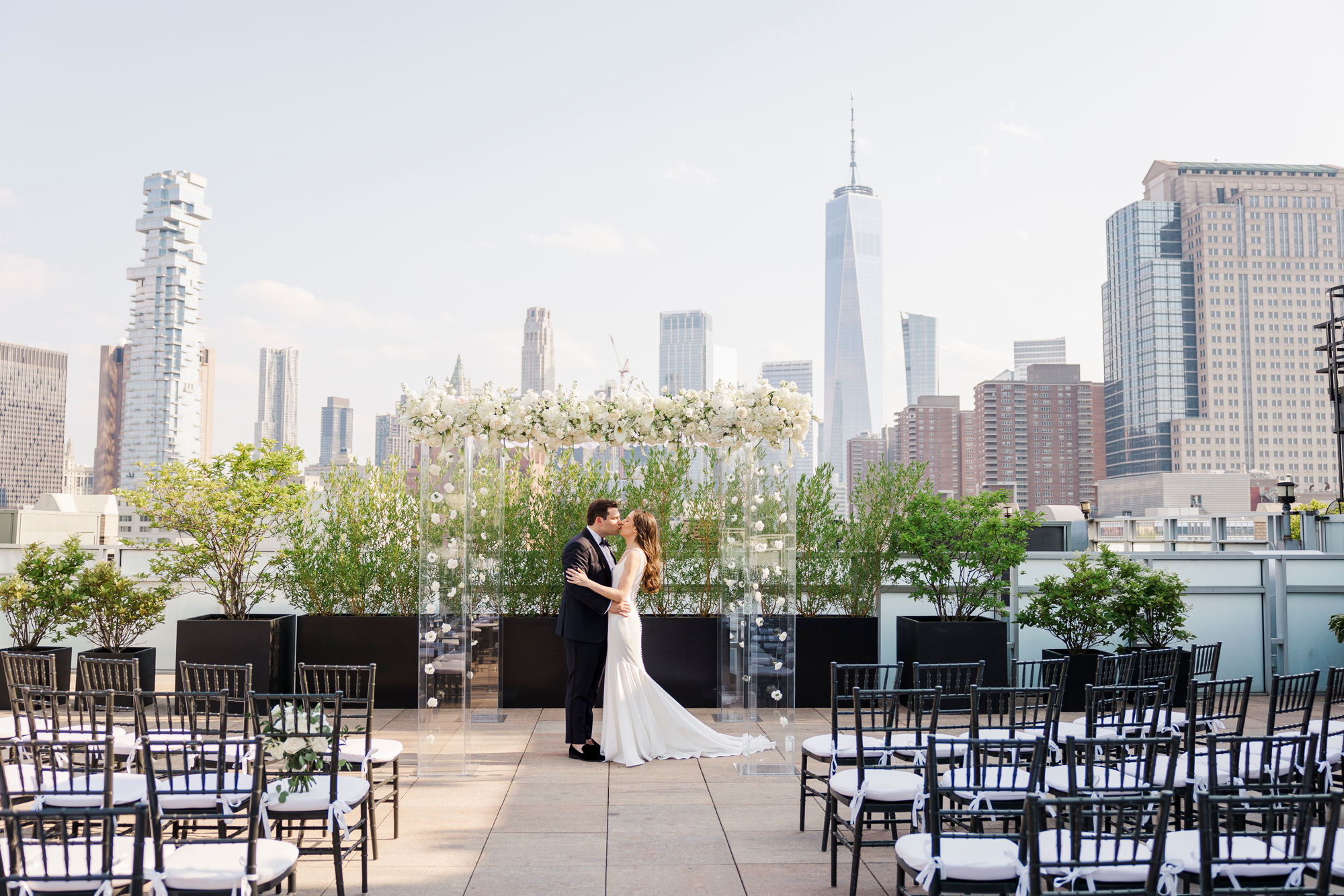 Unique Summer Wedding At Tribeca Rooftop
