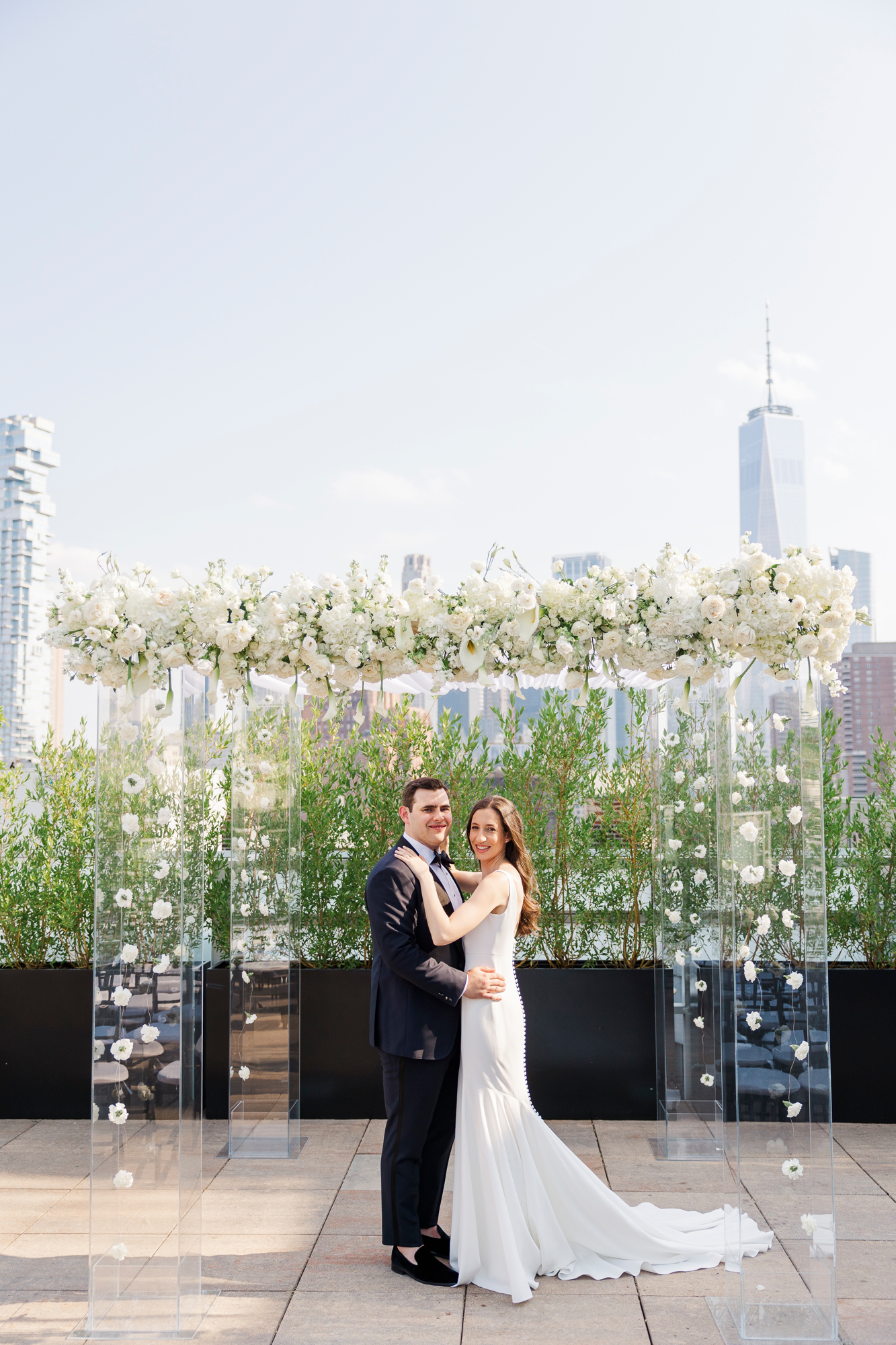 Iconic Summer Wedding At Tribeca Rooftop