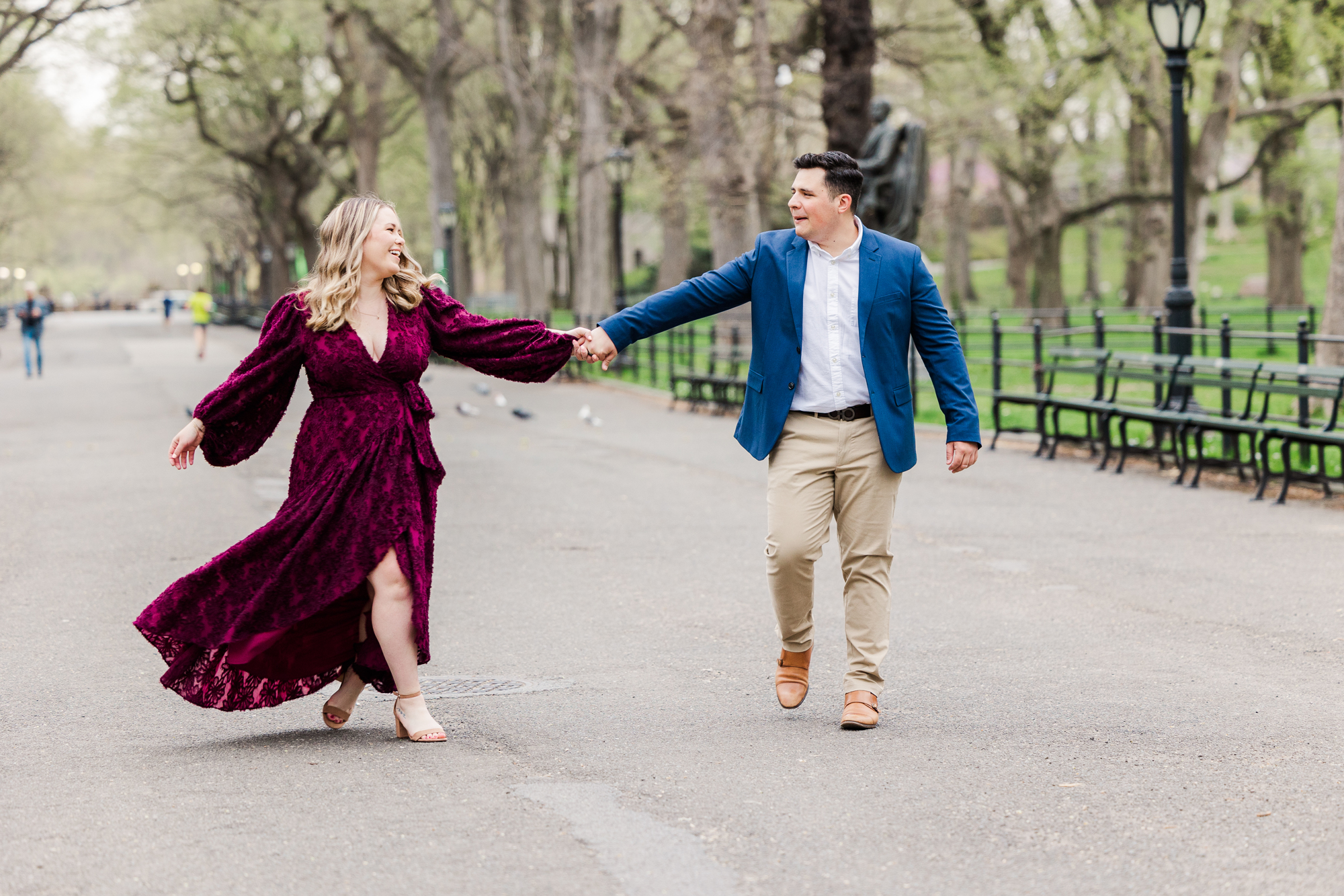 Sensational Engagement Pictures in Central Park