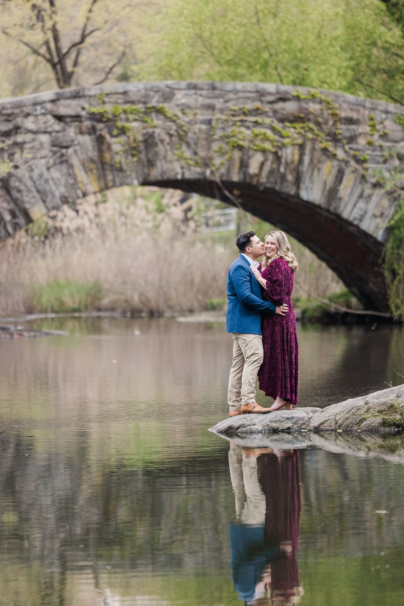 Lively Engagement Pictures in Central Park