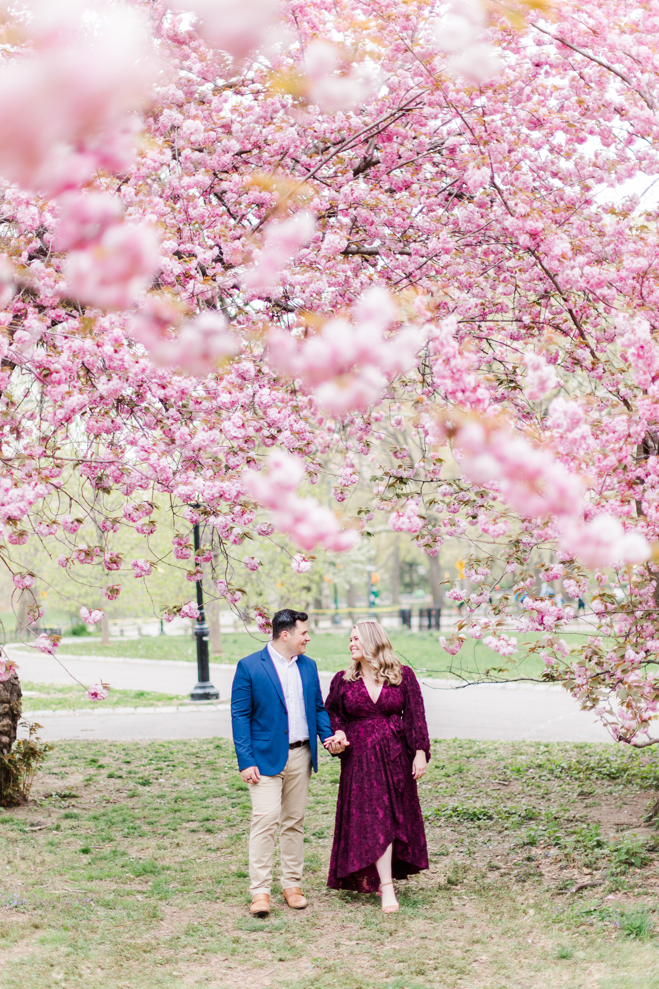 Unique Engagement Pictures in Central Park