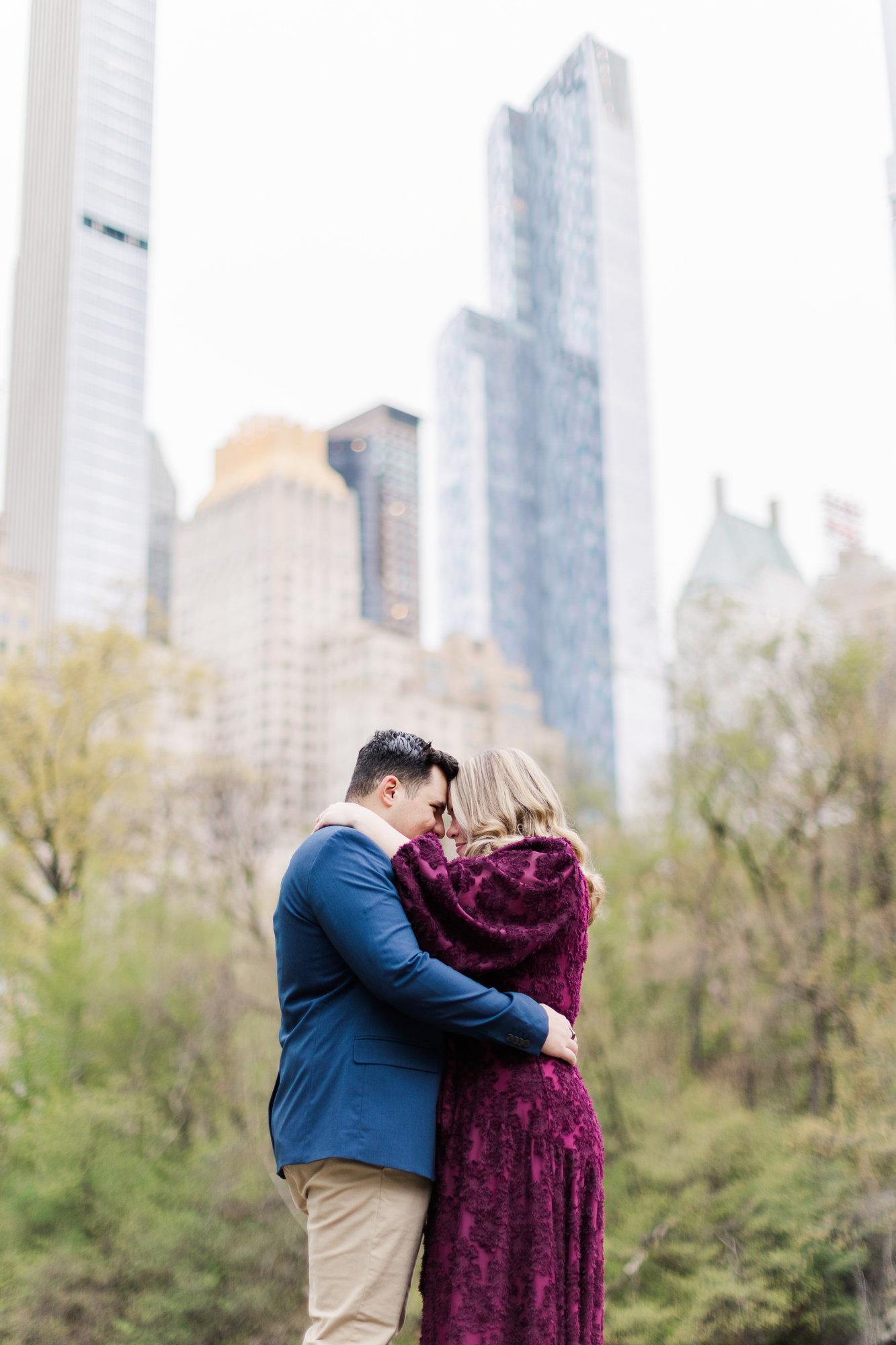 Classic Engagement Pictures in Central Park