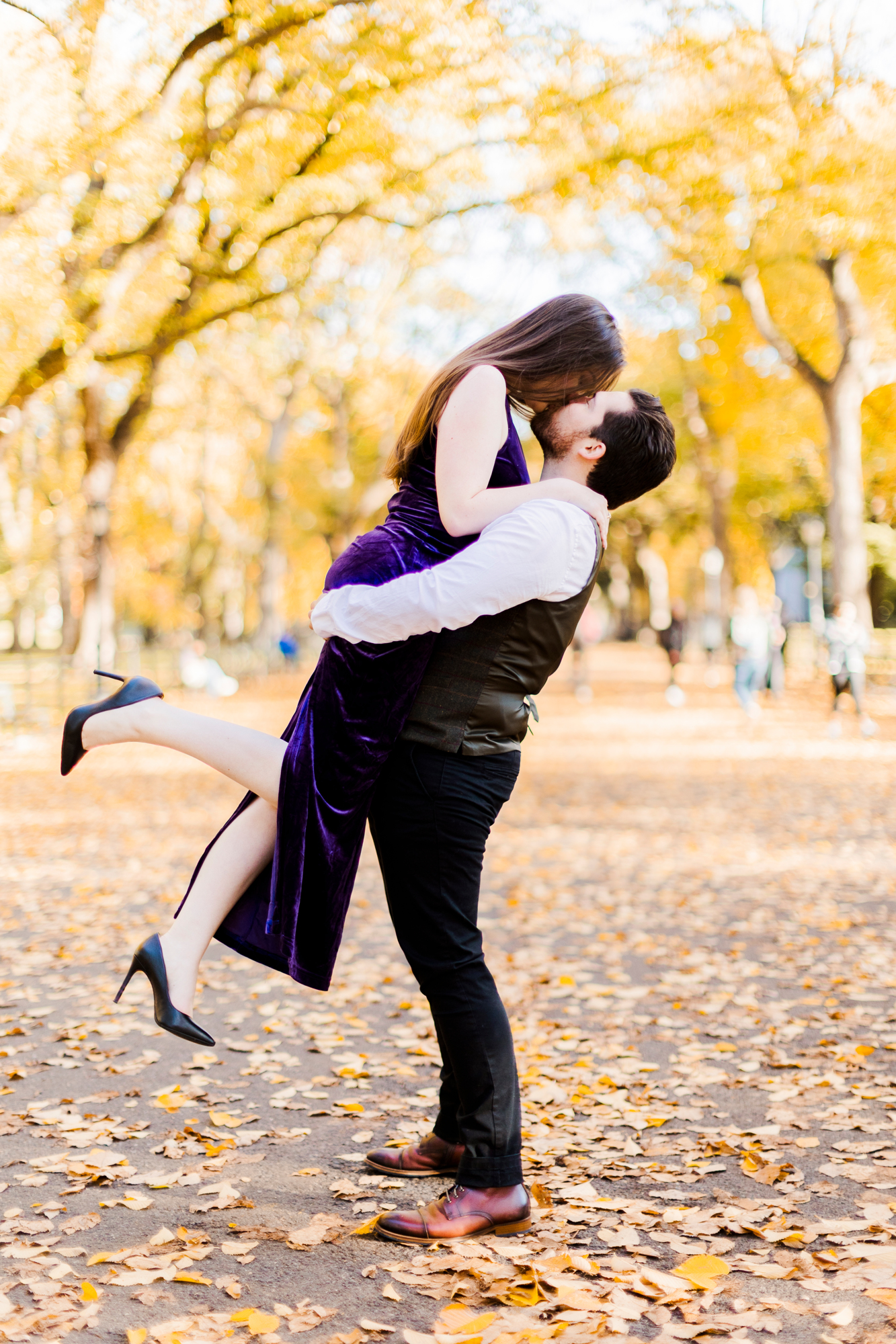 Beautiful Central Park Engagement Photography Session