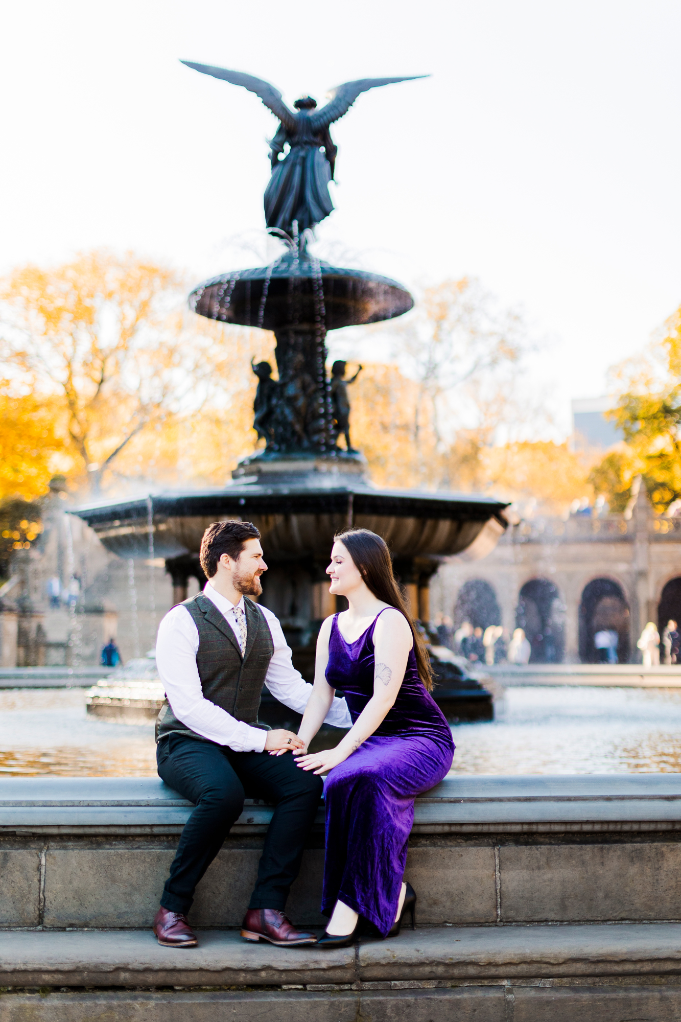 Intimate Central Park Engagement Photography Session