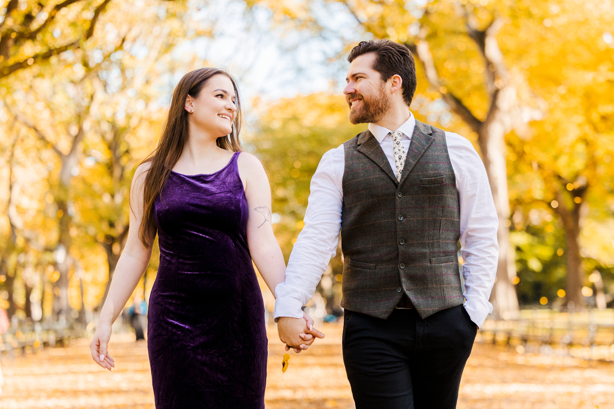 Flawless Central Park Engagement Photography Session