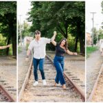 Iconic Beacon Engagement Photos in Hudson Valley