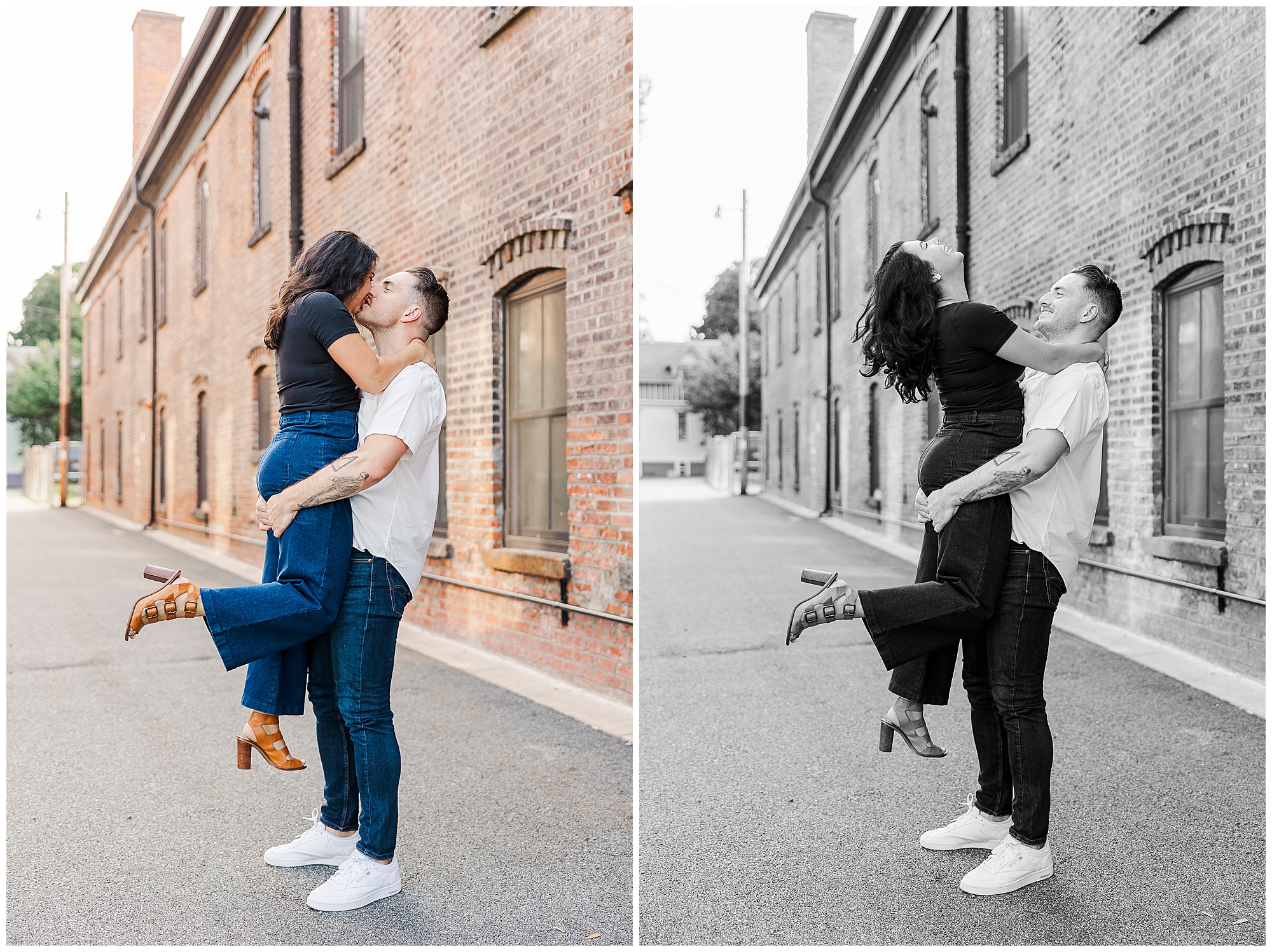Vibrant Beacon Engagement Photos in Hudson Valley