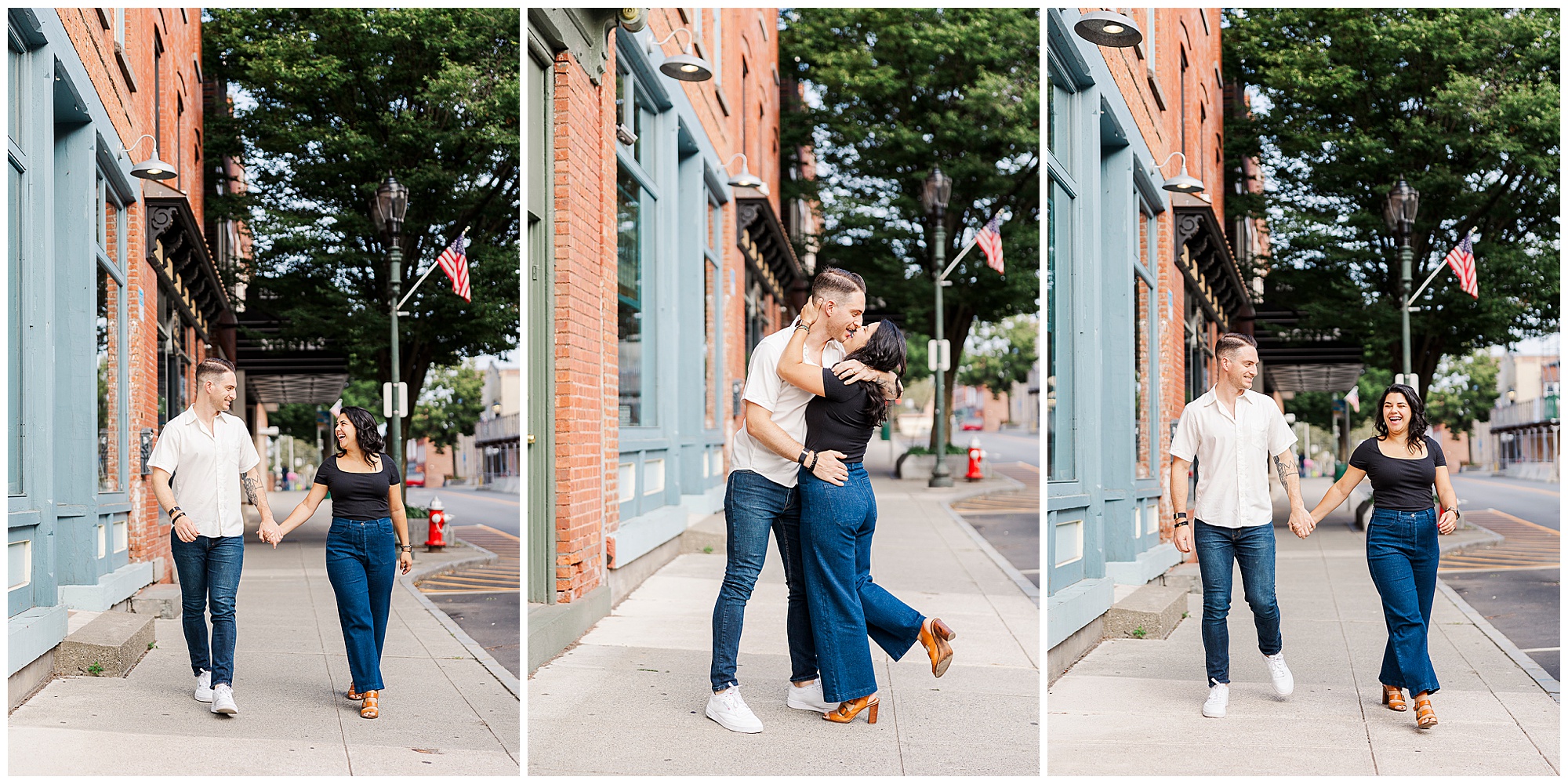Natural Beacon Engagement Photos in Hudson Valley