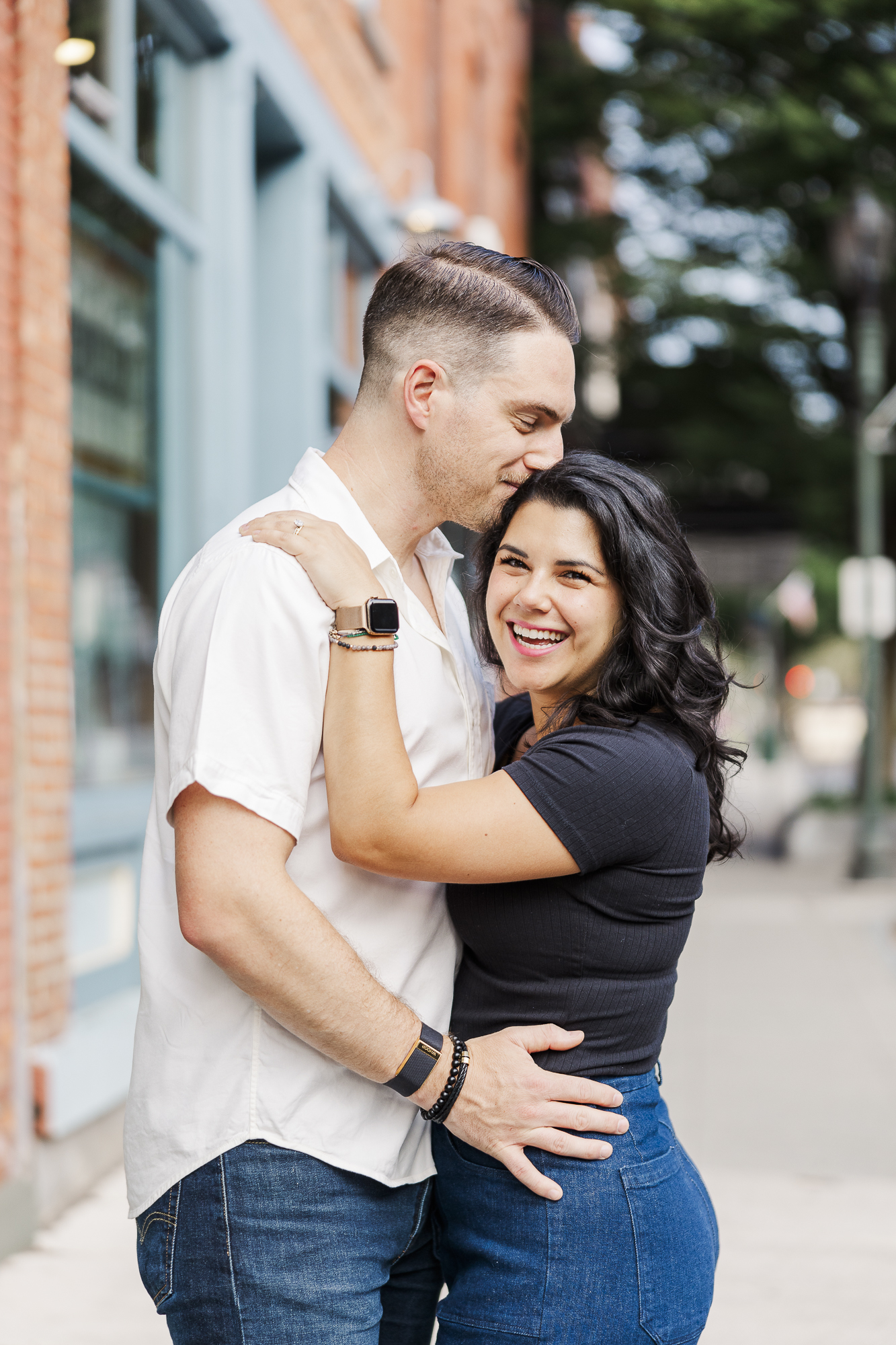 Sentimental Beacon Engagement Photos in Hudson Valley