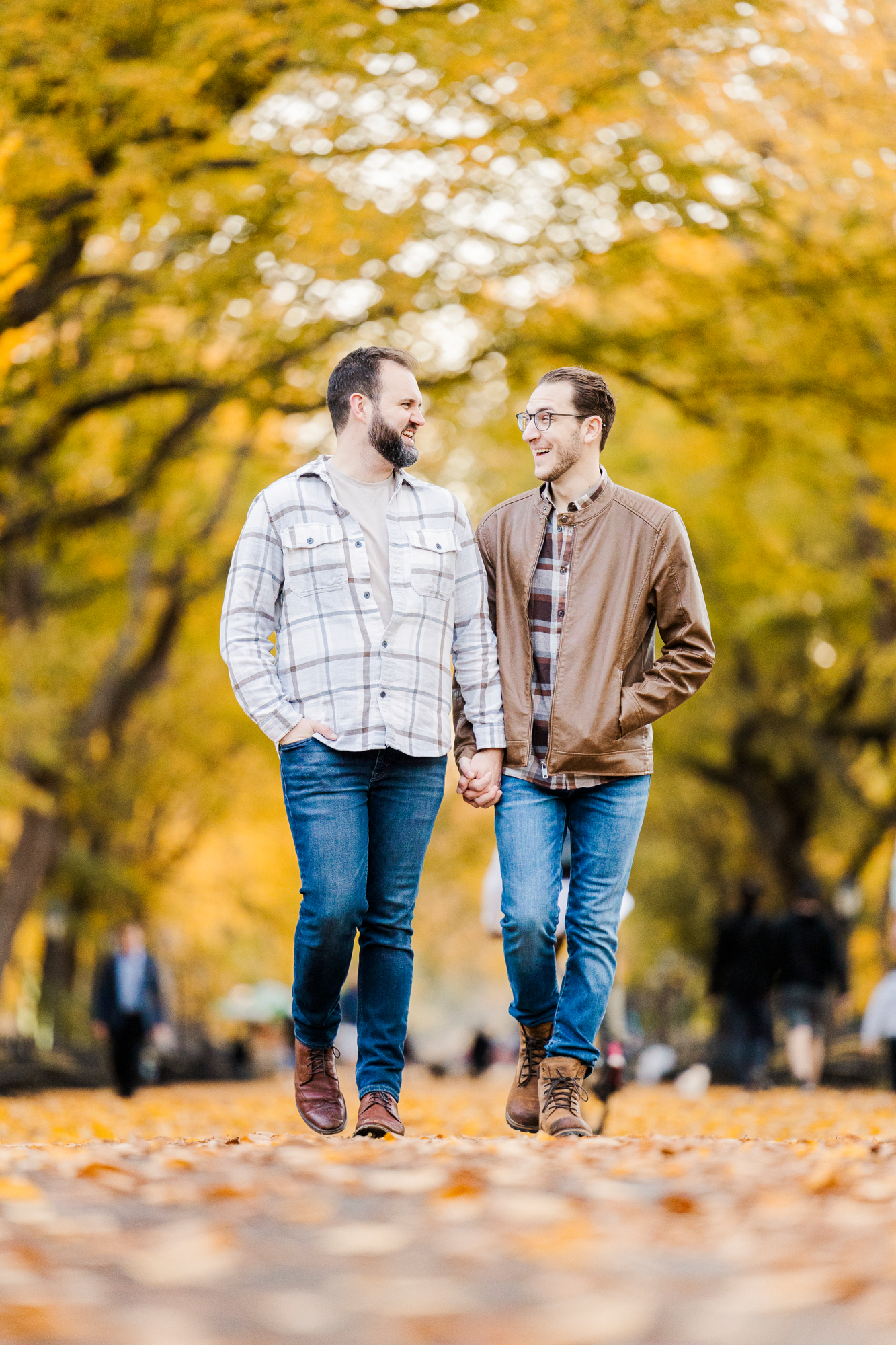 Gorgeous Central Park Engagement Photo Shoot in Fall