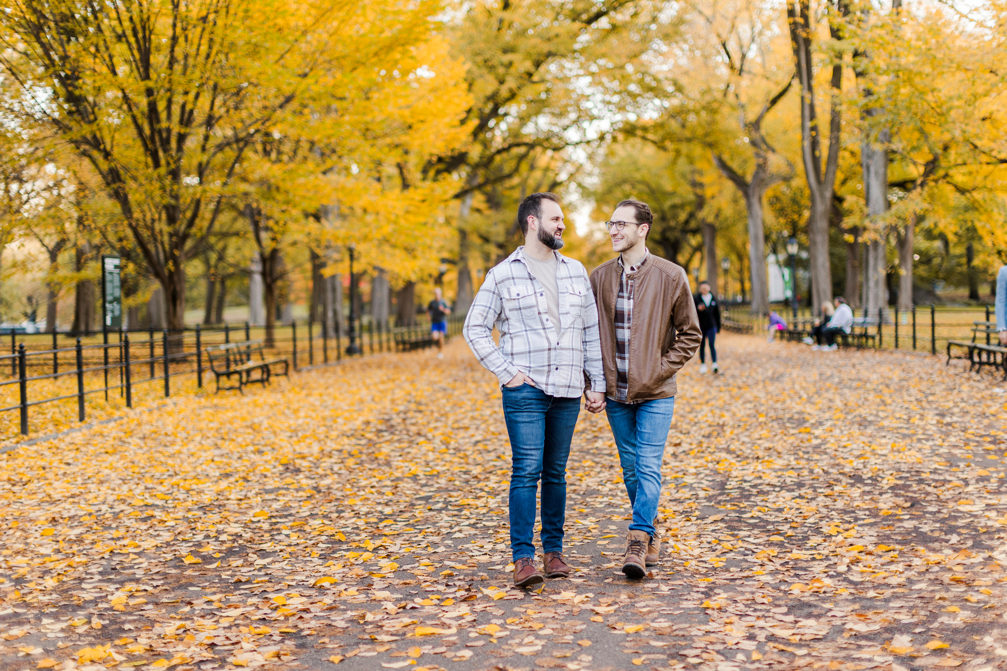 Fun-Filled Engagement Photo Shoot in Central Park