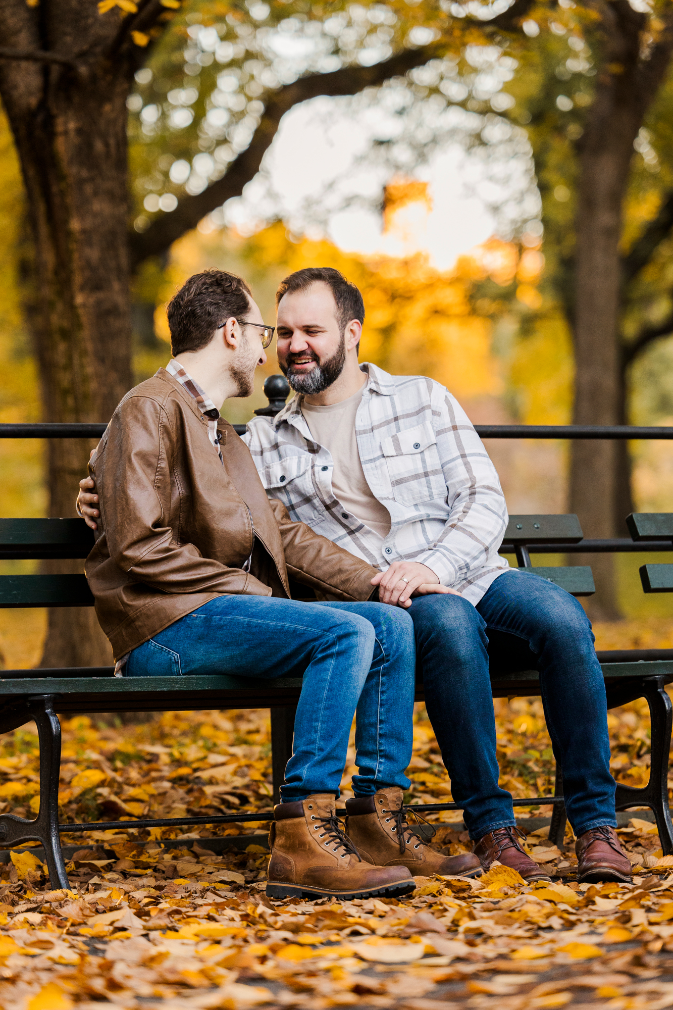 Authentic Engagement Photo Shoot in Central Park