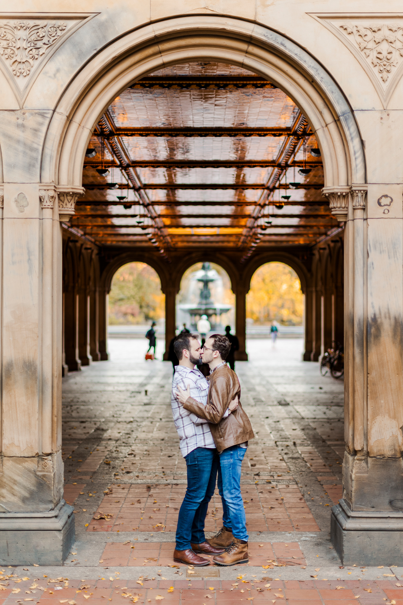 Striking Engagement Photo Shoot in Central Park