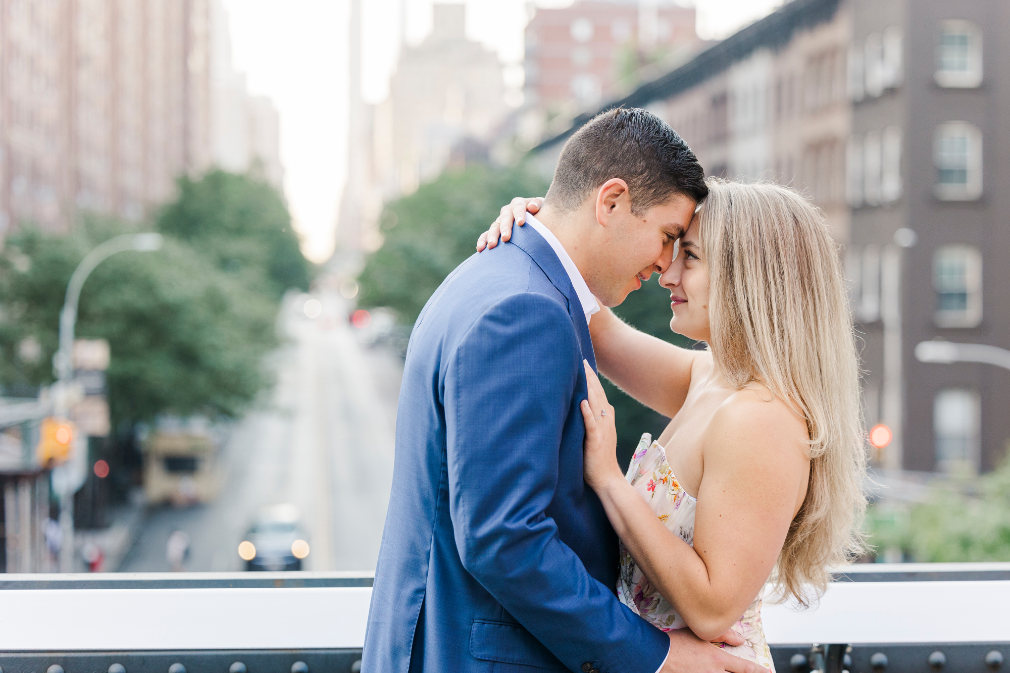 Radiant High Line Engagement Photography