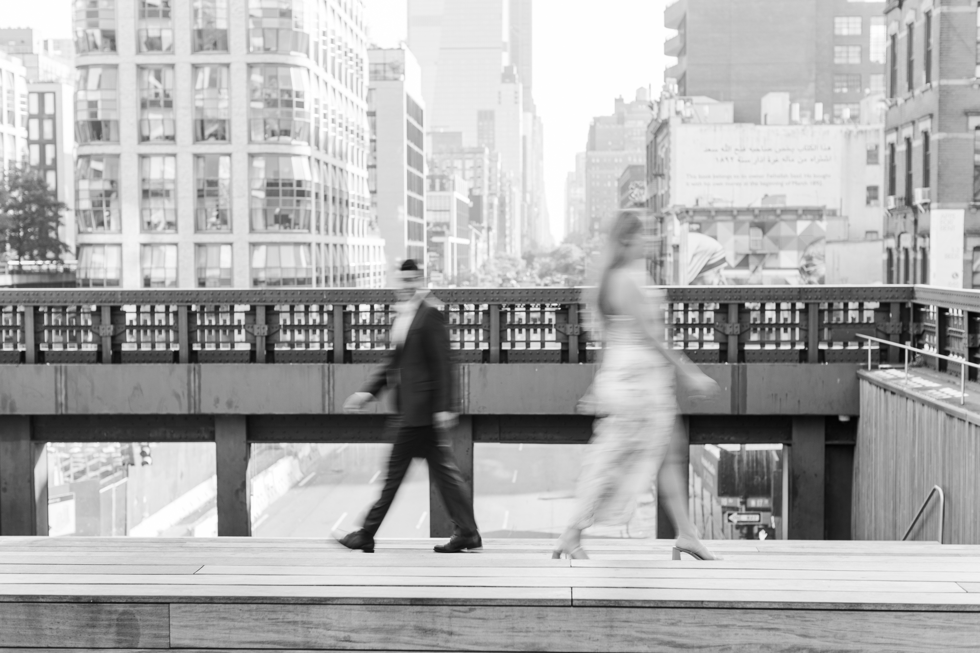 Unique High Line Engagement Photography