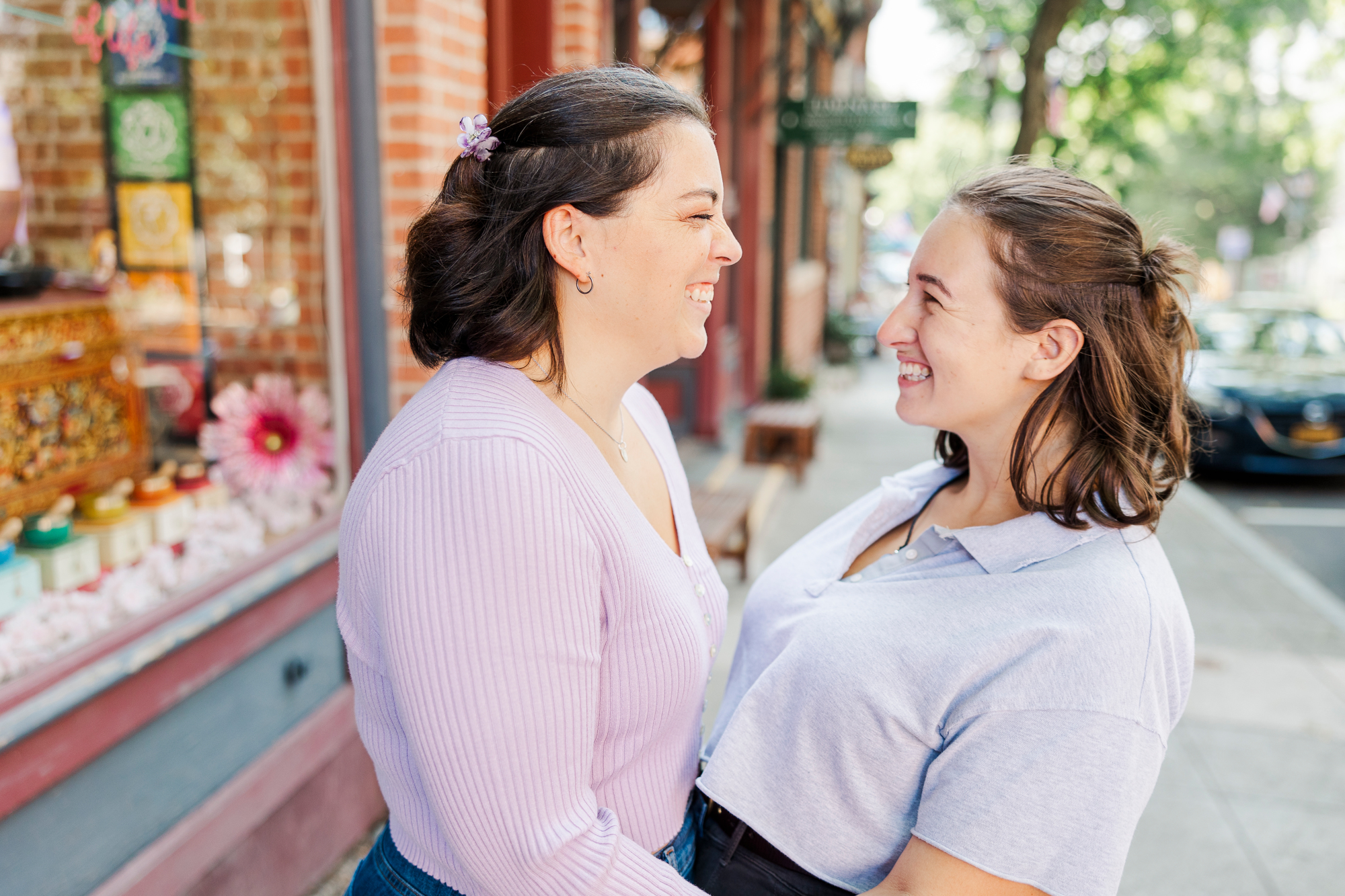 Candid Roundhouse engagement photos