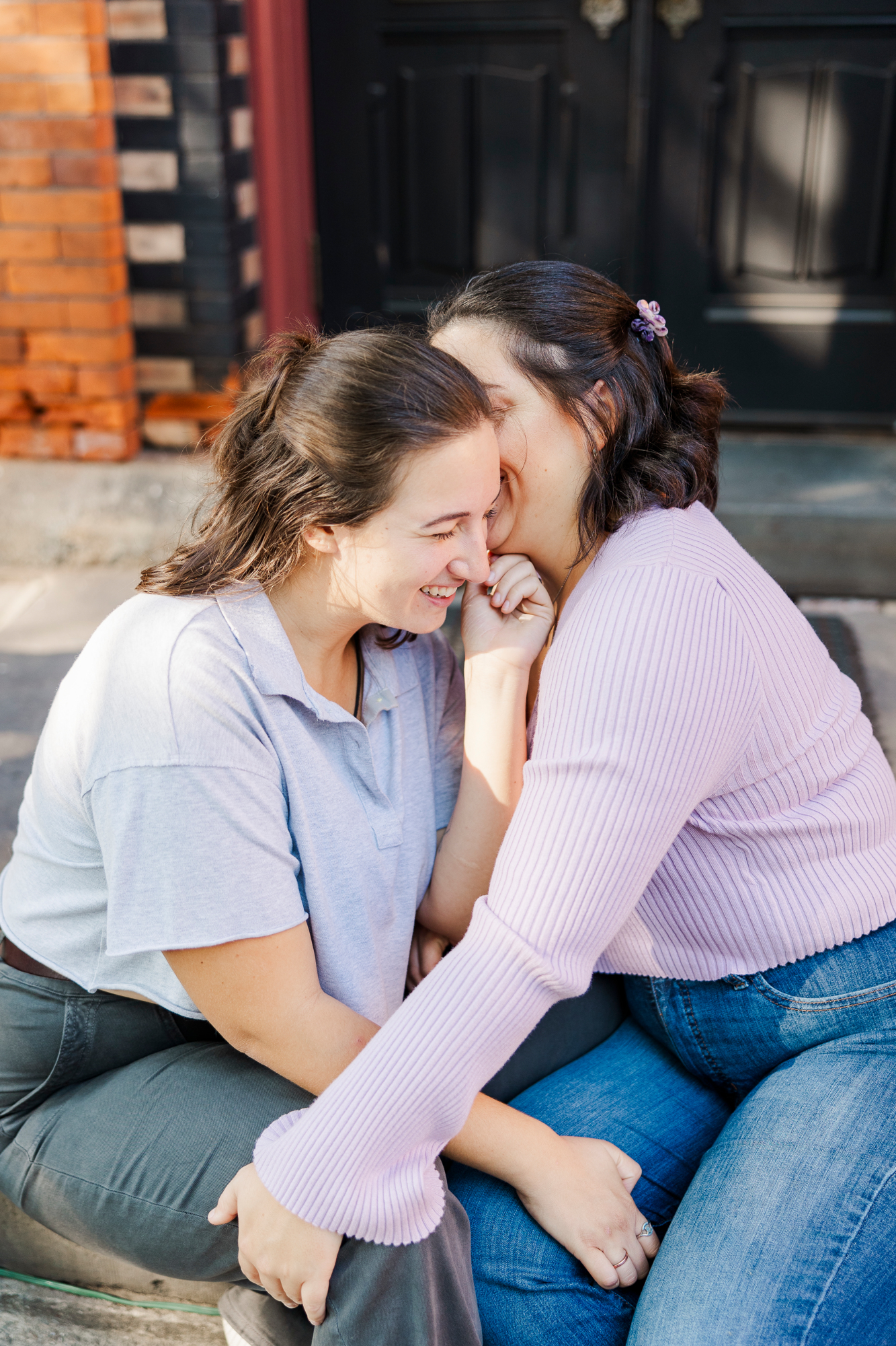 Intimate Roundhouse engagement photos