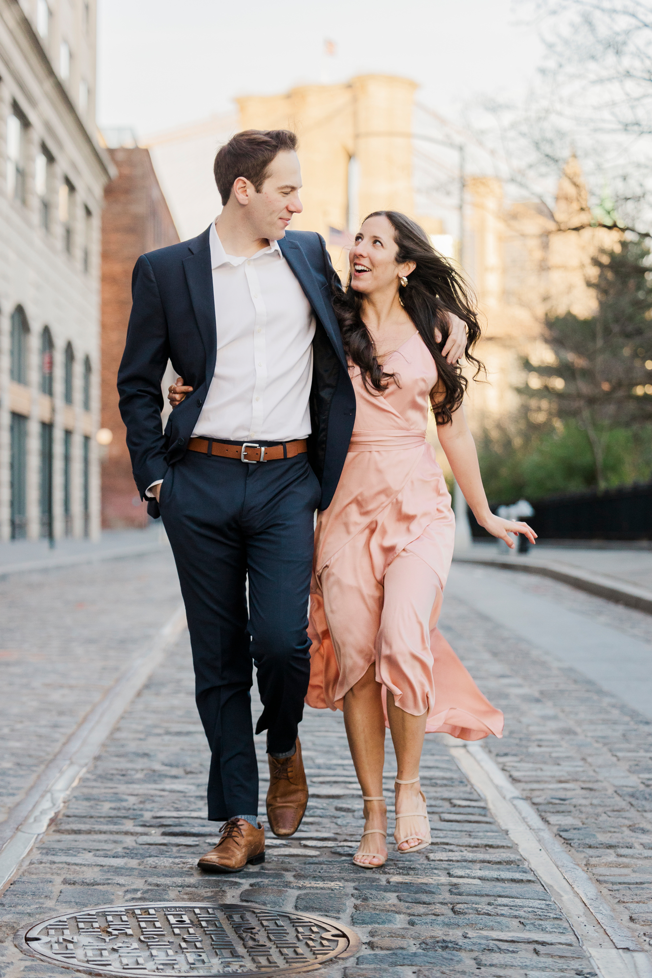 Flawless Engagement Shoot in DUMBO