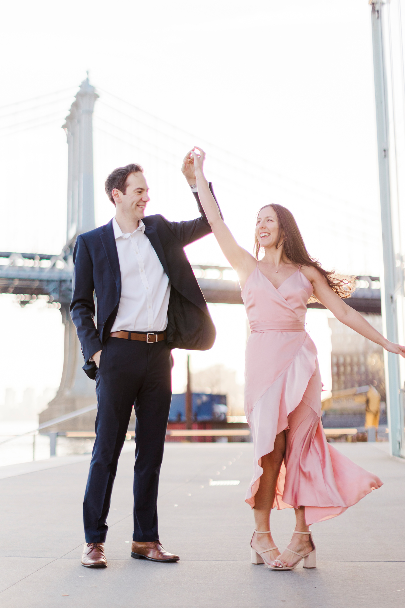 Candid Engagement Shoot in DUMBO