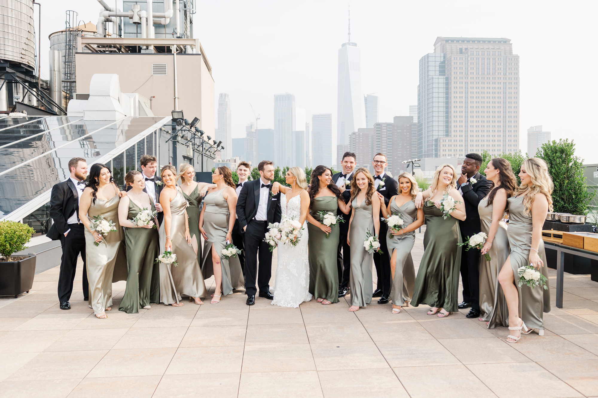 Stylish Wedding at Tribeca Rooftop Photo Gallery
