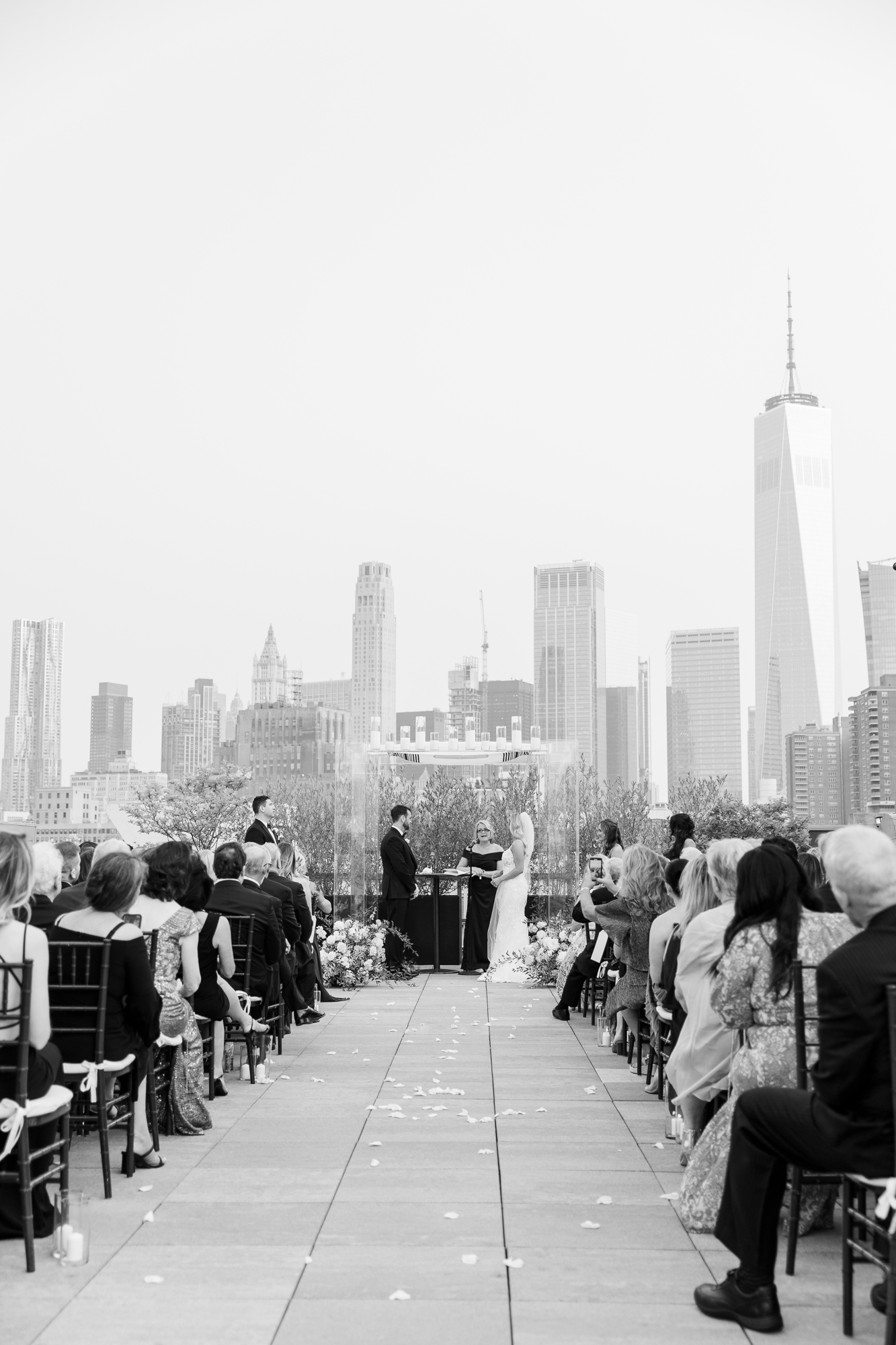 Bright Wedding at Tribeca Rooftop Photo Gallery