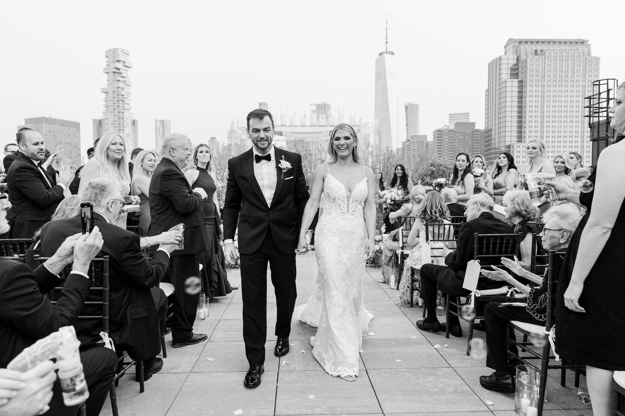 Cheerful Wedding at Tribeca Rooftop Photo Gallery